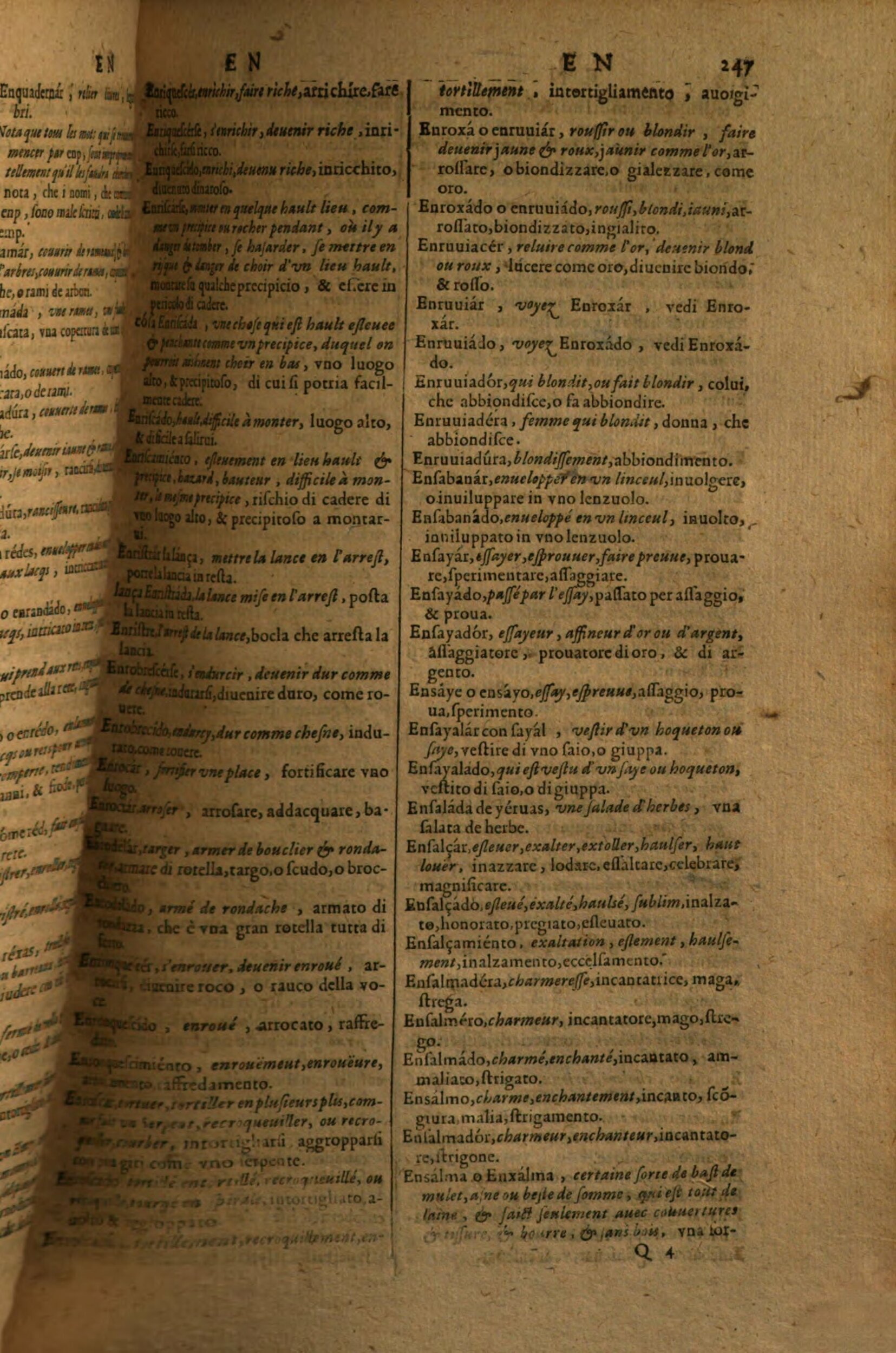 1617 - Samuel Crespin - Trésor des trois langues espagnole, française et italienne (Première partie) - Regensburg