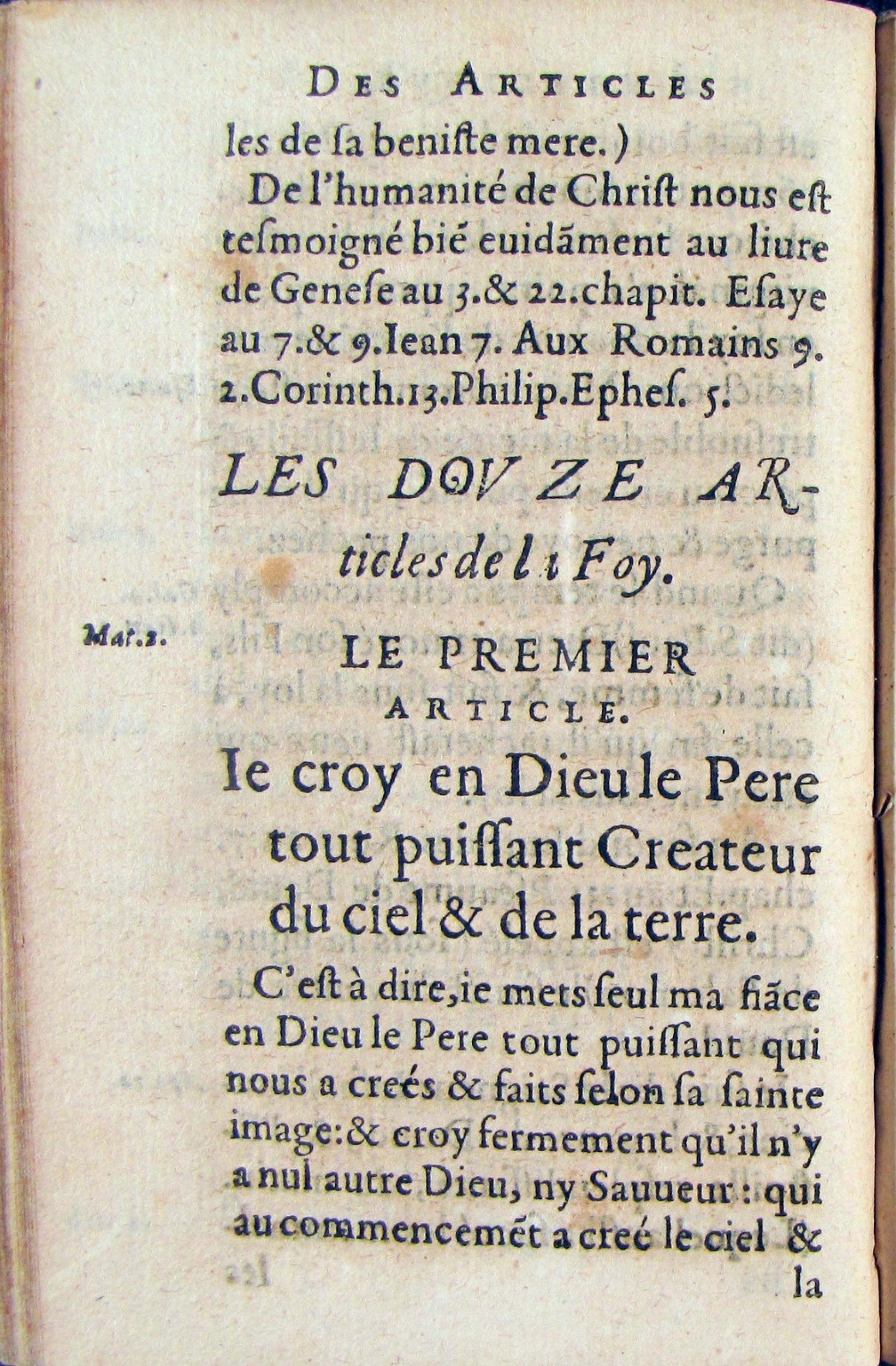 1572 - Antoine Certia - Trésor des prières, oraisons et instructions chrétiennes - Nîmes