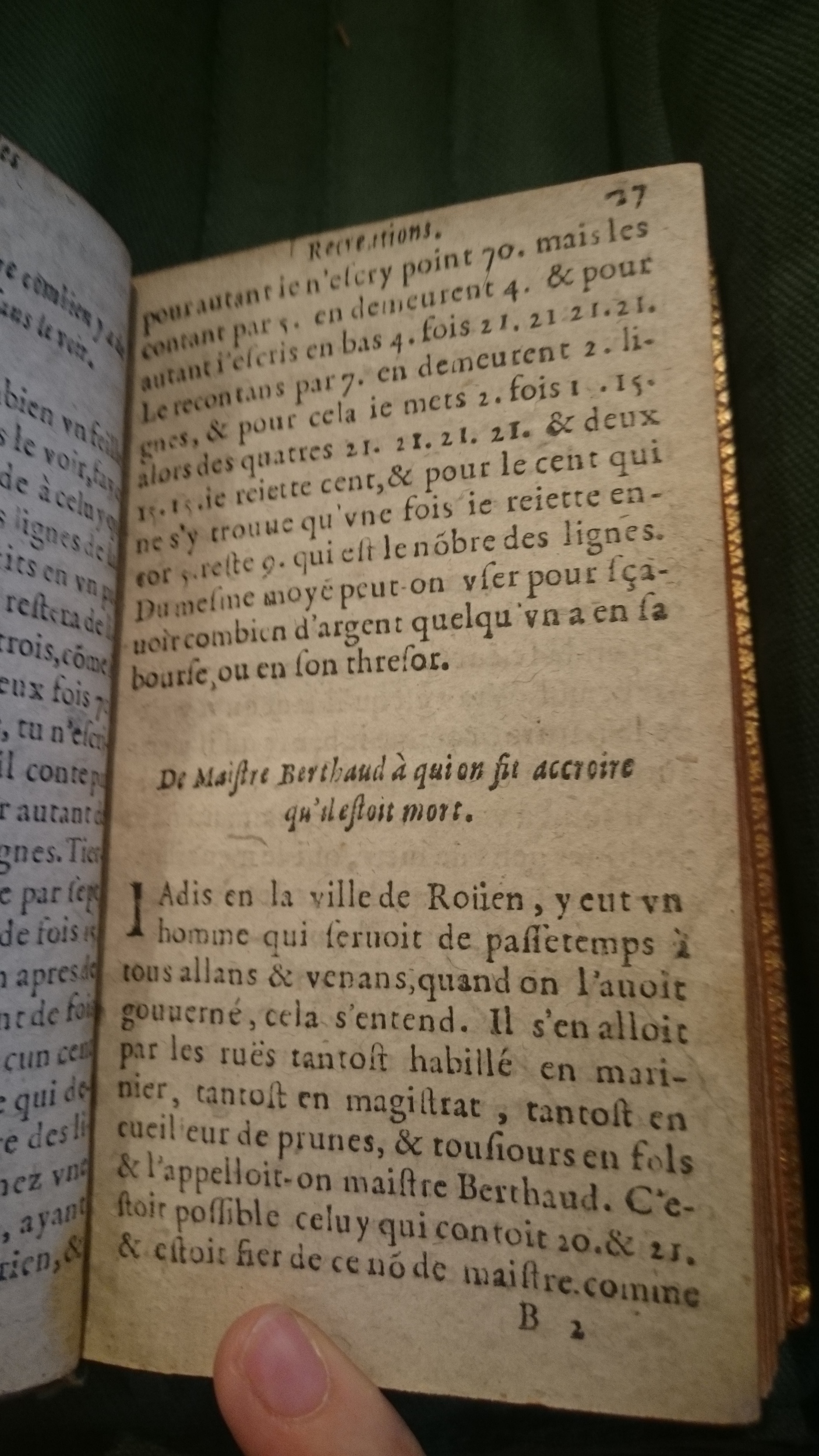 1637 - David Ferrand - Trésor des récréations - BnF Arsenal