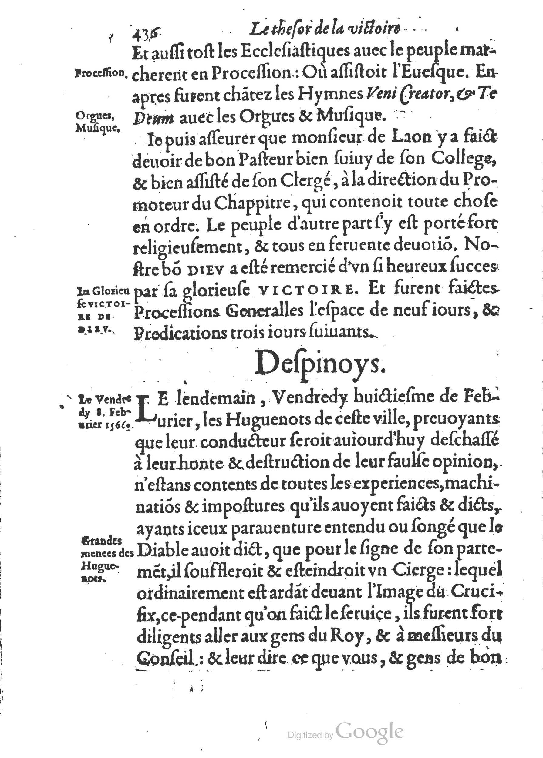 1578 - Nicolas Chesneau - Trésor et entière histoire de la triomphante victoire du corps de Dieu sur l’esprit malin - British Library 1578 - Nicolas Chesneau - Trésor et entière histoire de la triomphante victoire du corps de Dieu sur l’esprit malin - British Library