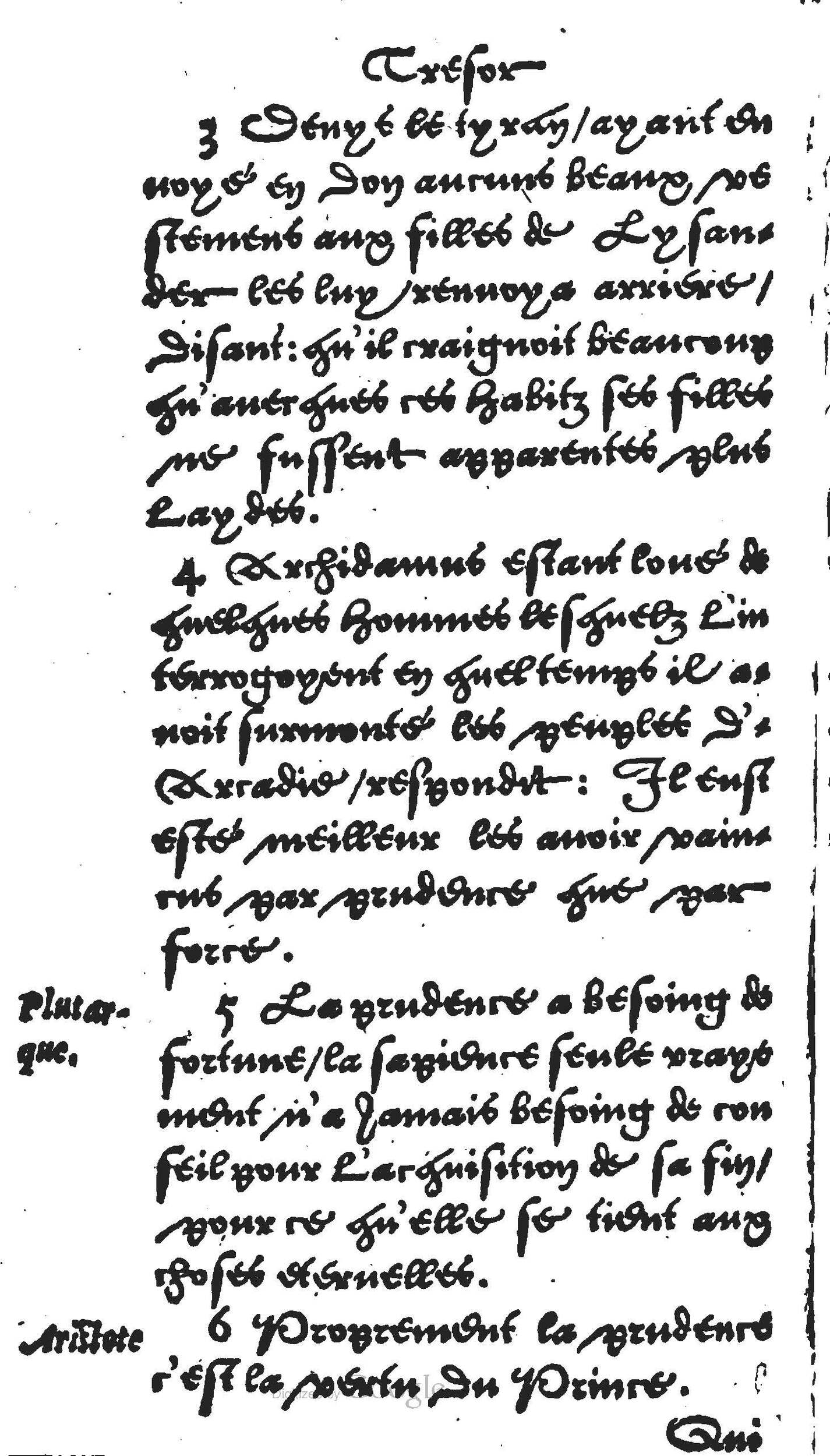 1560 - Jean Bellère - Trésor de vertu - Det Kongelige Bibliotek