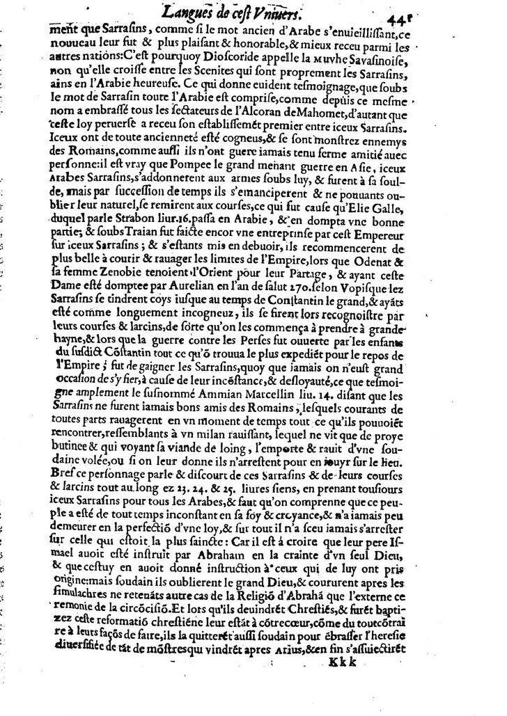 1613 - Matthieu Berjon - Trésor de l’histoire des langues de cet univers - BM Lyon 1613 - Matthieu Berjon - Trésor de l’histoire des langues de cet univers - BM Lyon