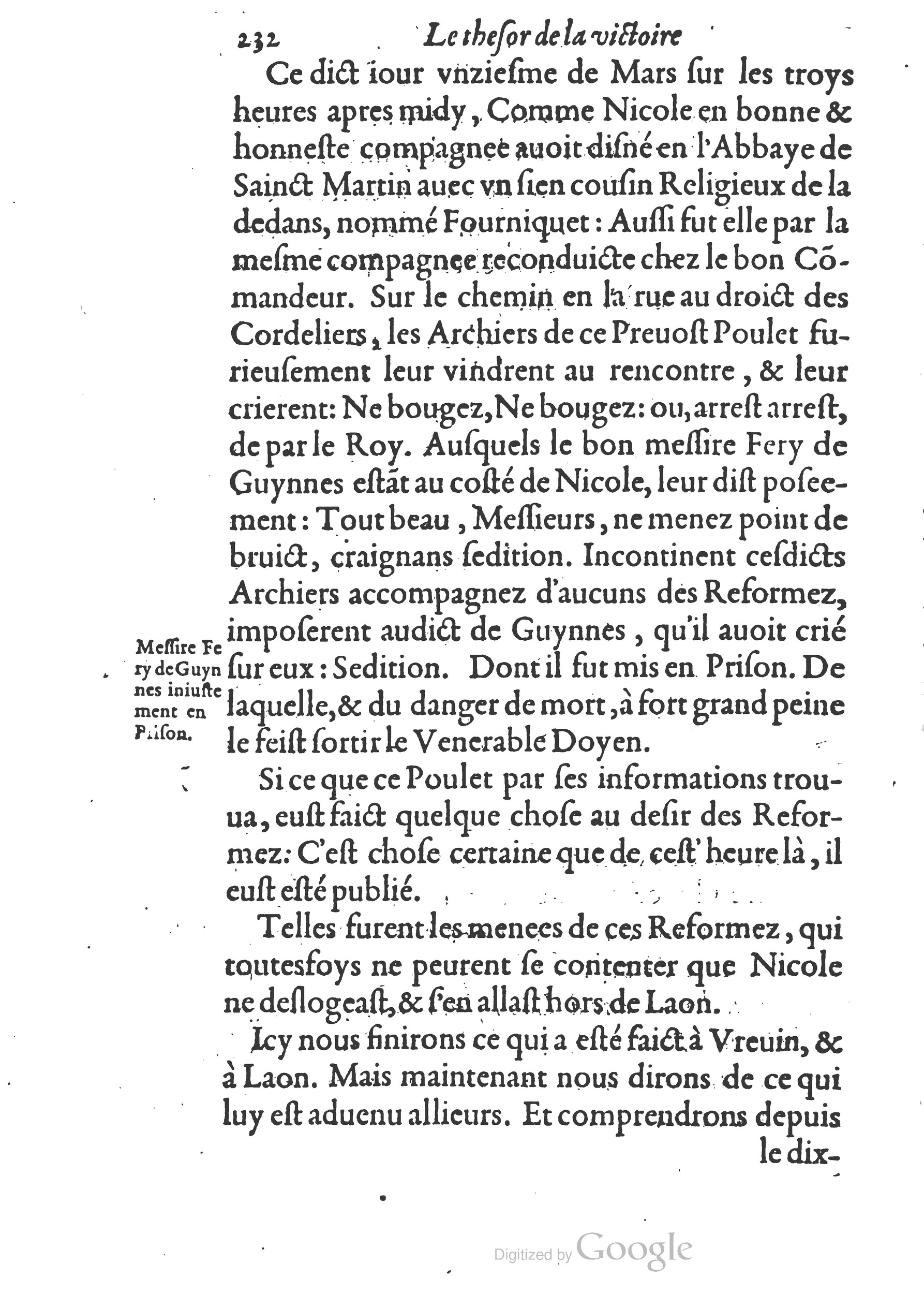 1578 - Nicolas Chesneau - Trésor et entière histoire de la triomphante victoire du corps de Dieu sur l’esprit malin - British Library 1578 - Nicolas Chesneau - Trésor et entière histoire de la triomphante victoire du corps de Dieu sur l’esprit malin - British Library