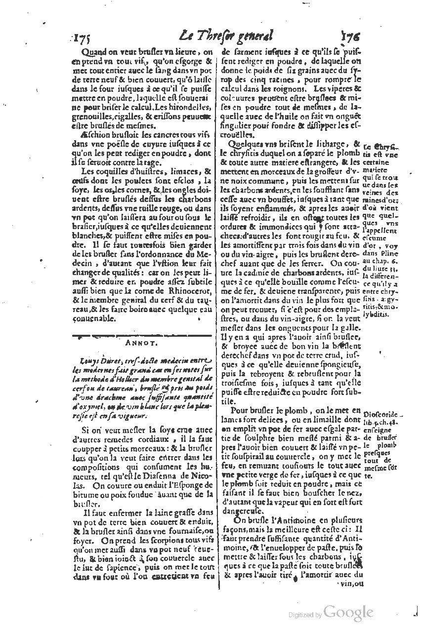1616 - Étienne Gamonet - Grand trésor ou dispensaire - BSB Munich