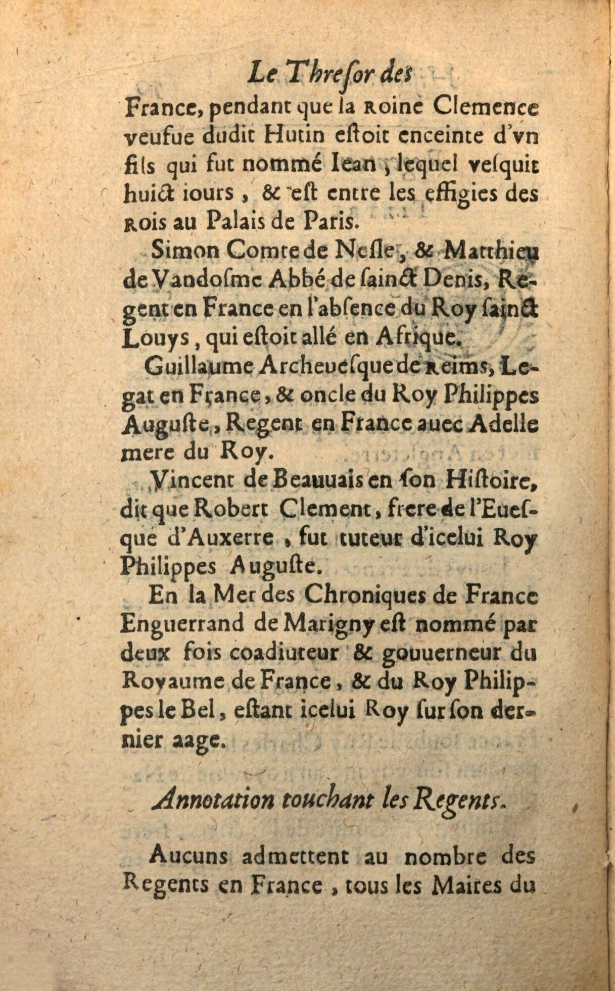 1639 - Jean Corrozet - Trésor des histoires de France - BSB Munich 1639 - Jean Corrozet - Trésor des histoires de France - BSB Munich