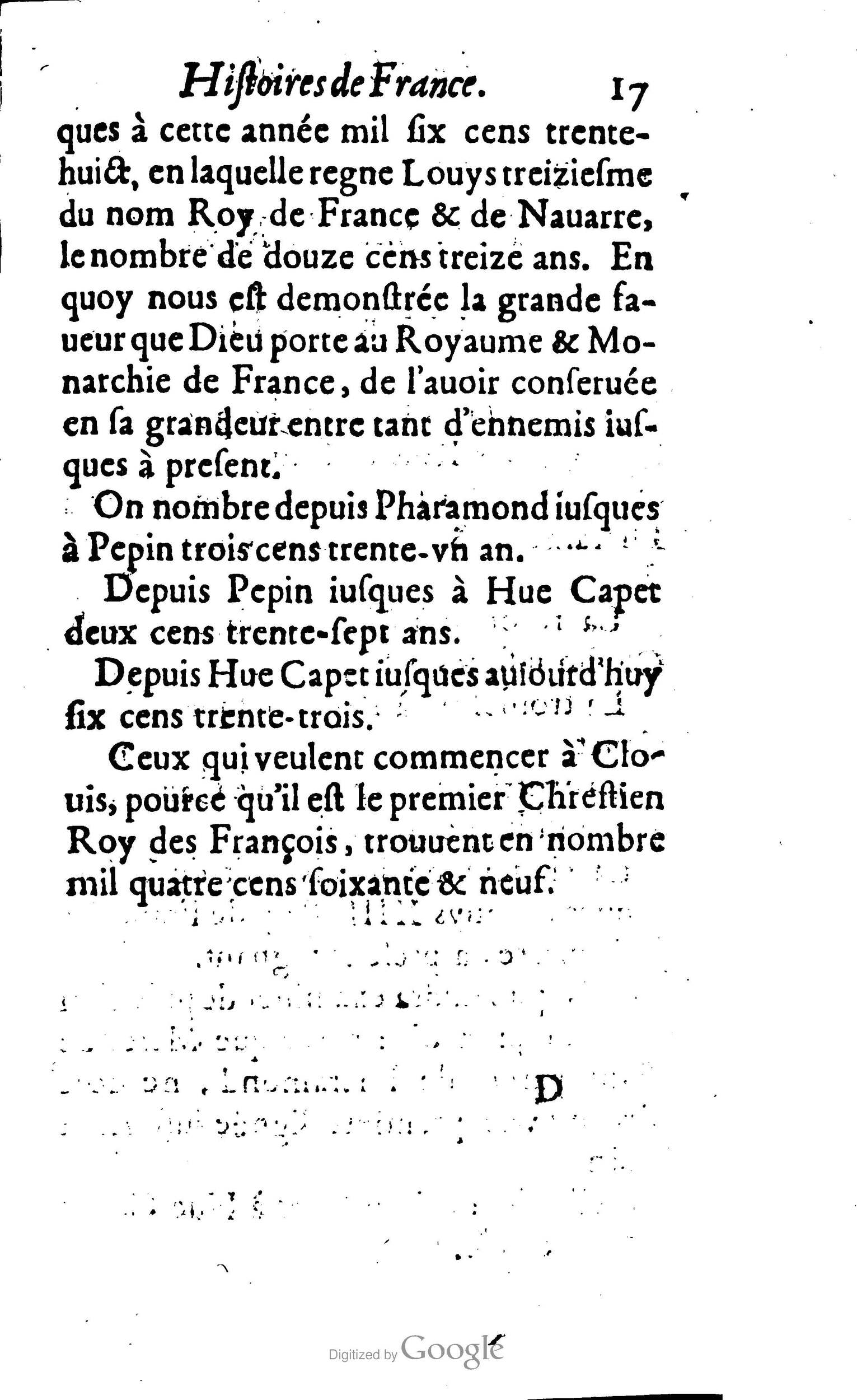1638 - Jean Corrozet - Trésor des histoires de France - BM Lyon