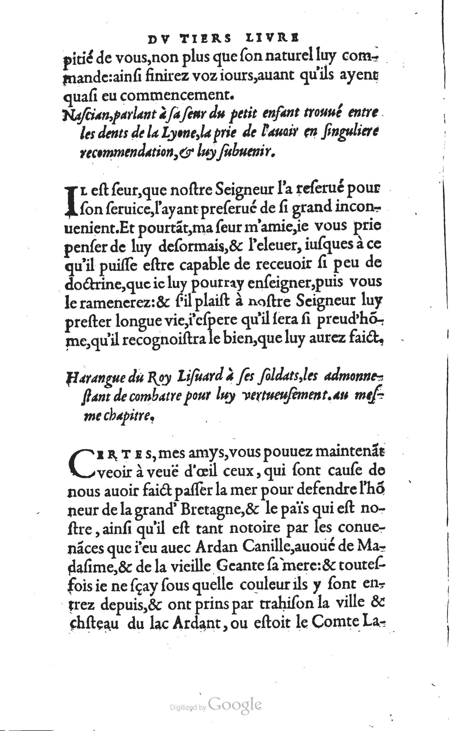 1560 - Vincent Sertenas et Gilles Robinot - Trésor des Amadis - British Library