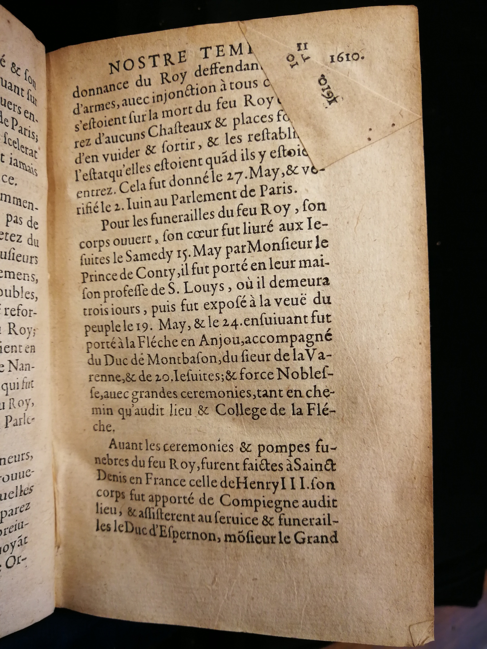 1626 - Joseph Bouillerot - Trésor de l’histoire générale de notre temps - Les Méjanes, Aix-en-Provence