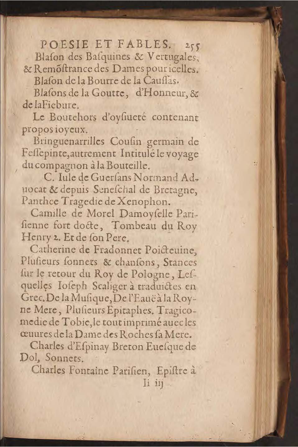 1602 - François Jacquin - Trésor des bons esprits français - BnF Arsenal