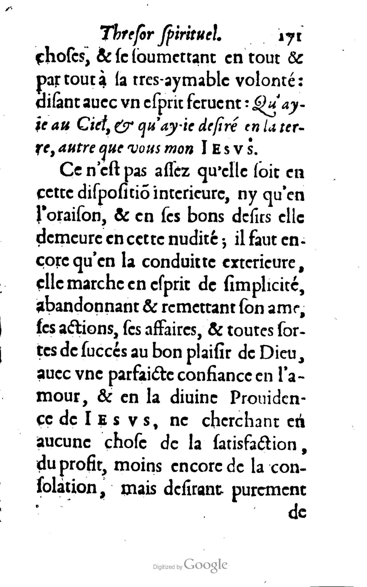 1633 - François Waudré - Trésor spirituel contenant les excellences du christianisme - BM Lyon
