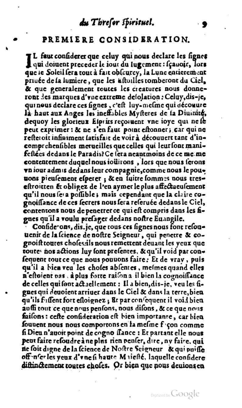 1637 - s.n. - Trésor spirituel des âmes religieuses - BM Lyon