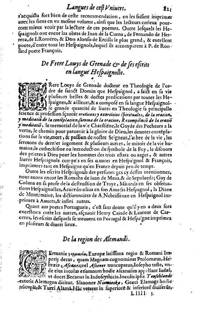 1613 - Matthieu Berjon - Trésor de l’histoire des langues de cet univers - BM Lyon 1613 - Matthieu Berjon - Trésor de l’histoire des langues de cet univers - BM Lyon