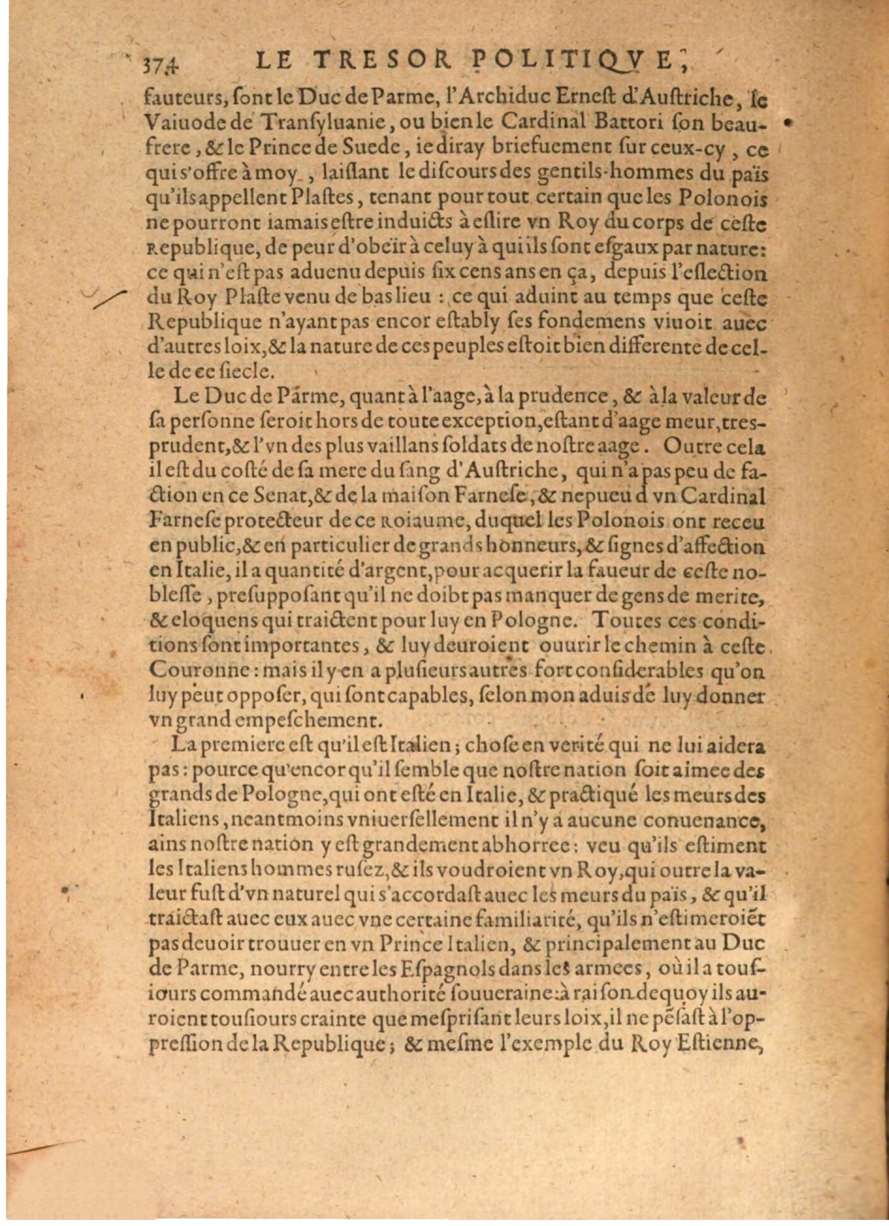 1608 - Nicolas Du Fossé - Trésor politique - BSB Munich