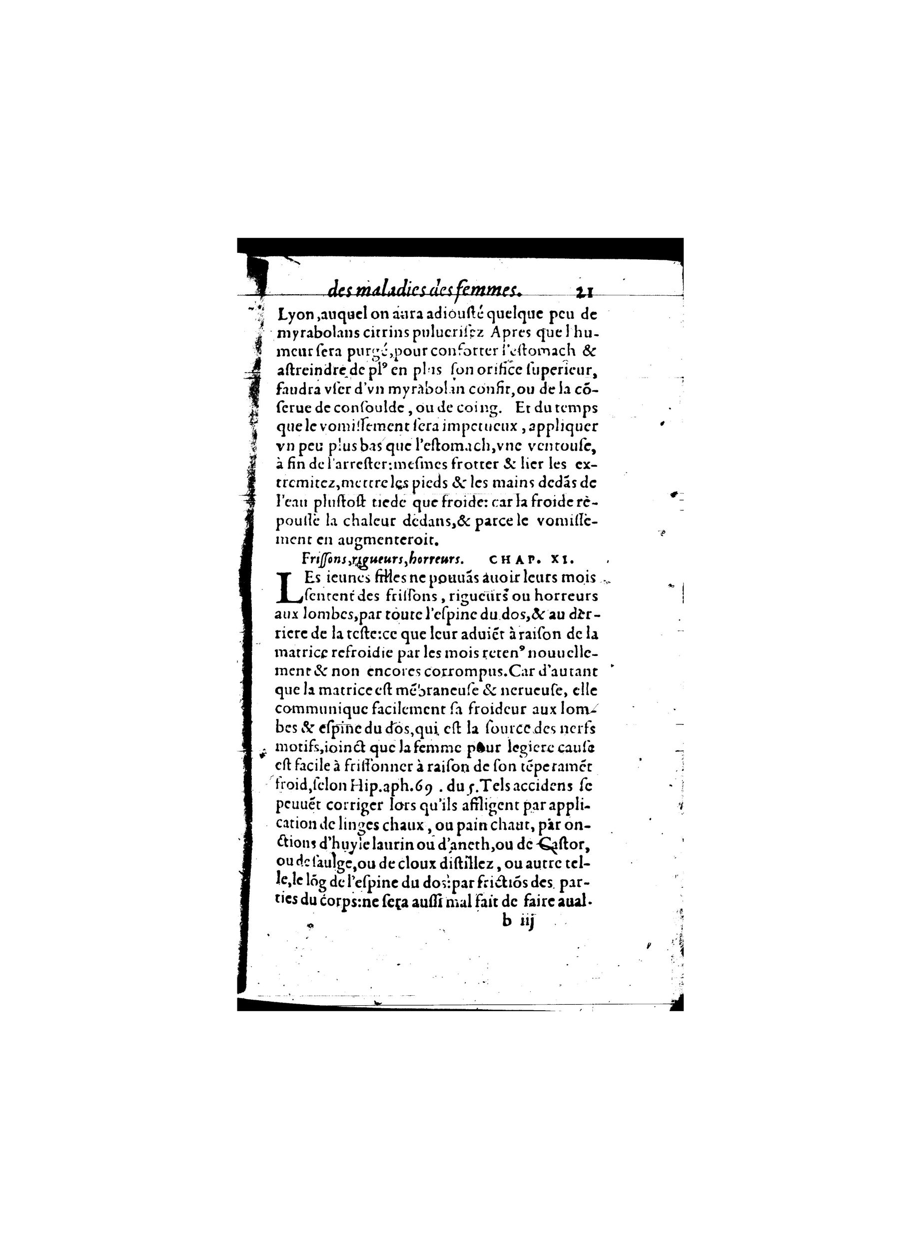 1587 - Jacques du Puis - Trésor des remèdes secrets pour les maladies des femmes - BnF