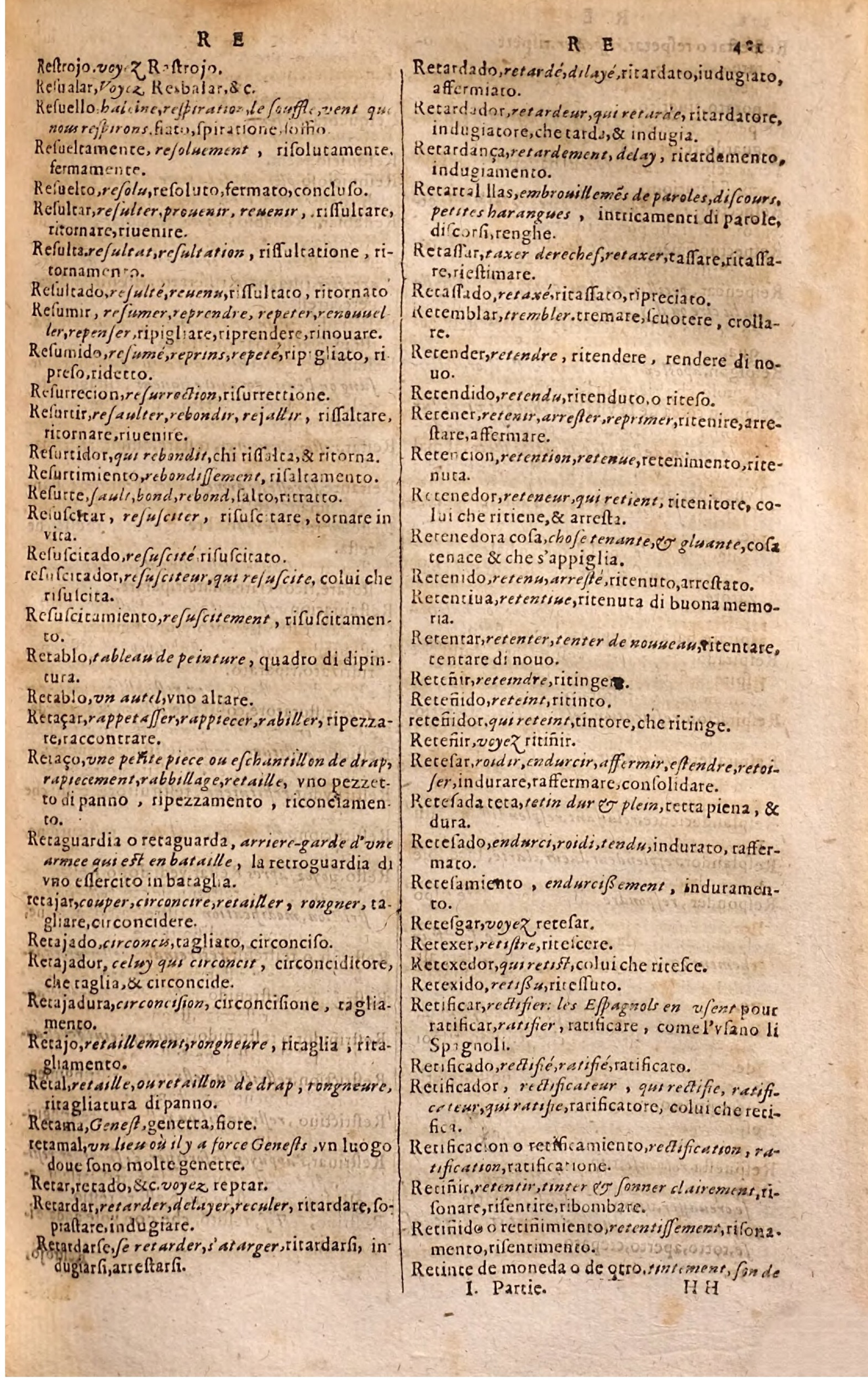 1627 - Jacques Crespin - Trésor des trois langues - Regensburg