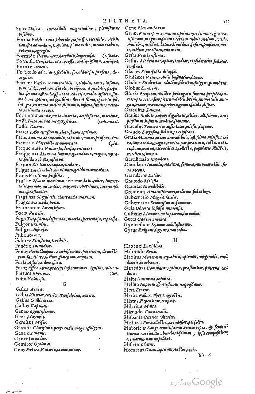 1585 - Simphorianum Beraud et Stephanum Michaëlem - Trésor des mots et traits français - Barcelone