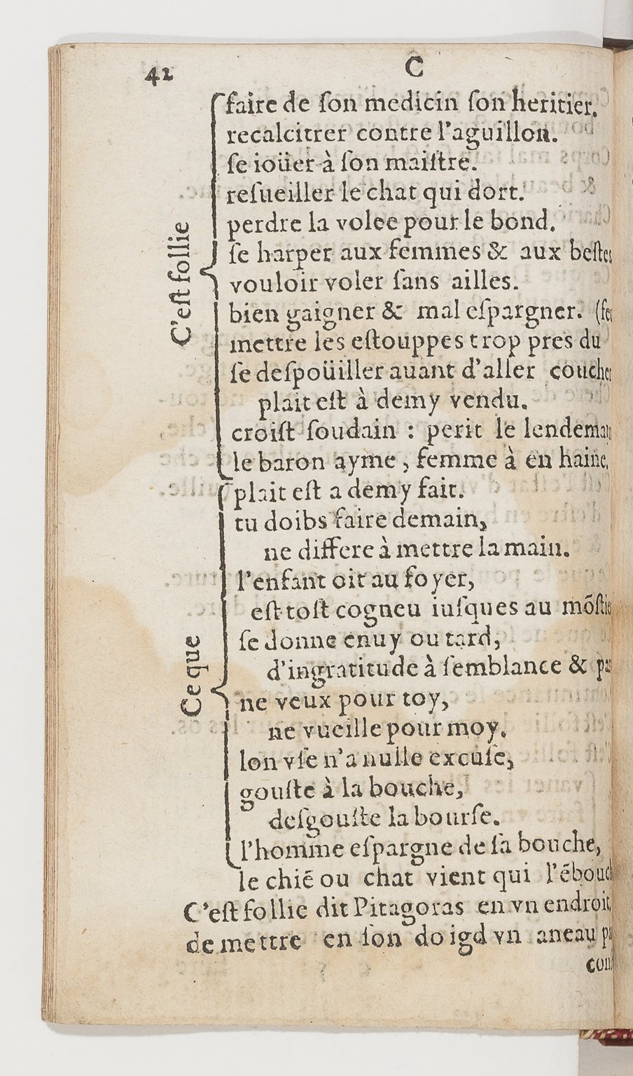 1577 - Jean d’Ogerolles - Trésor de sentences dorées - BnF Arsenal