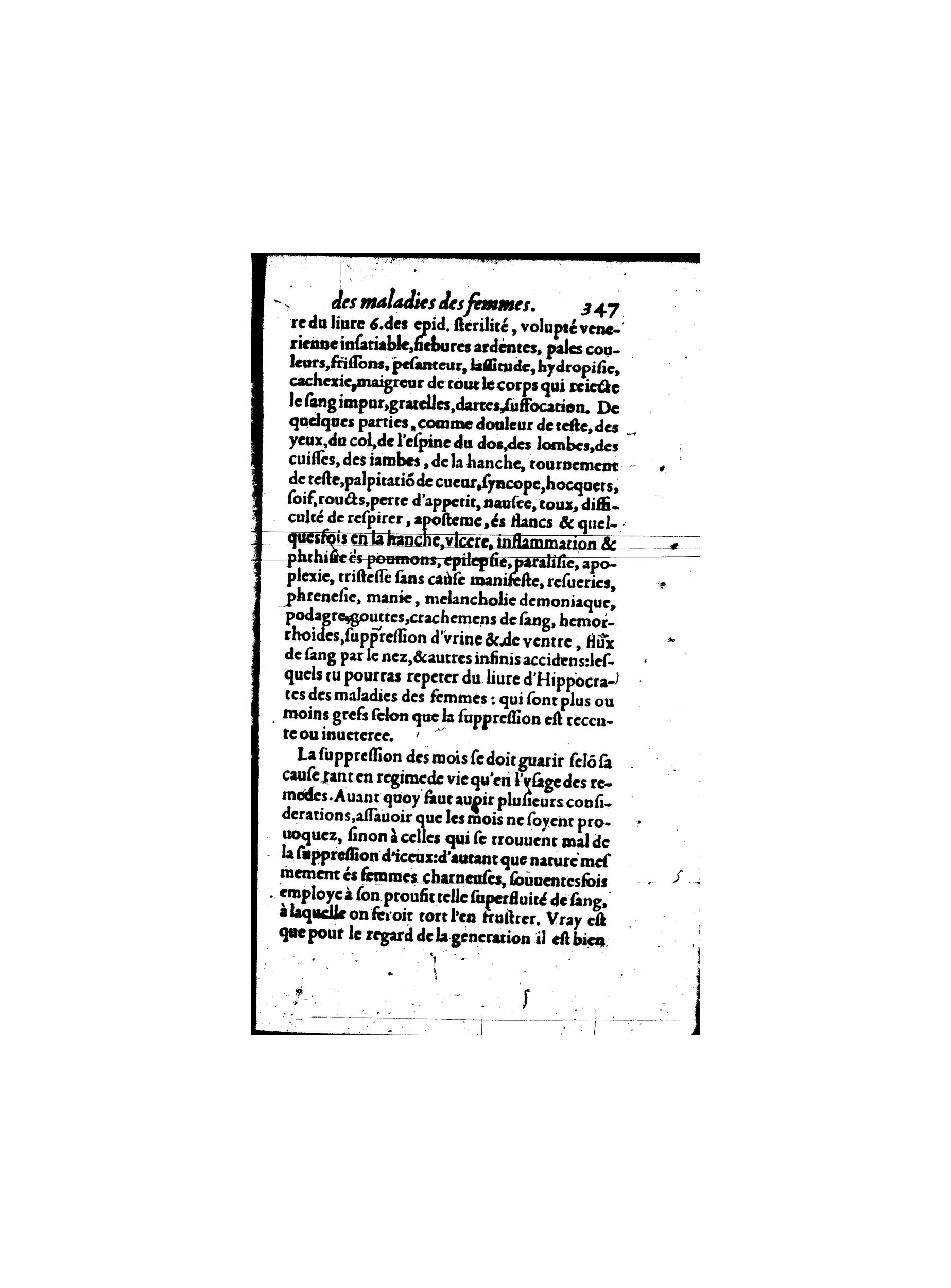 1587 - Jacques du Puis - Trésor des remèdes secrets pour les maladies des femmes - BnF