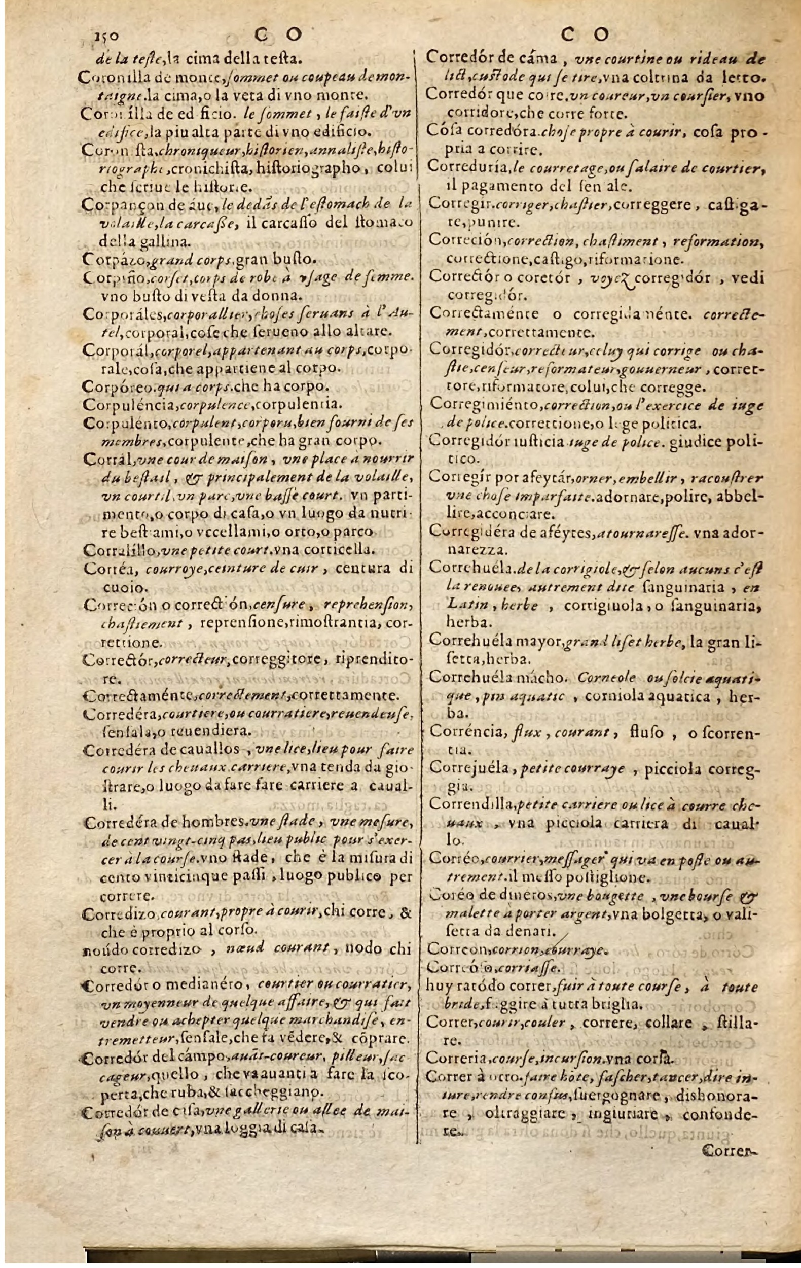1627 - Jacques Crespin - Trésor des trois langues - Regensburg