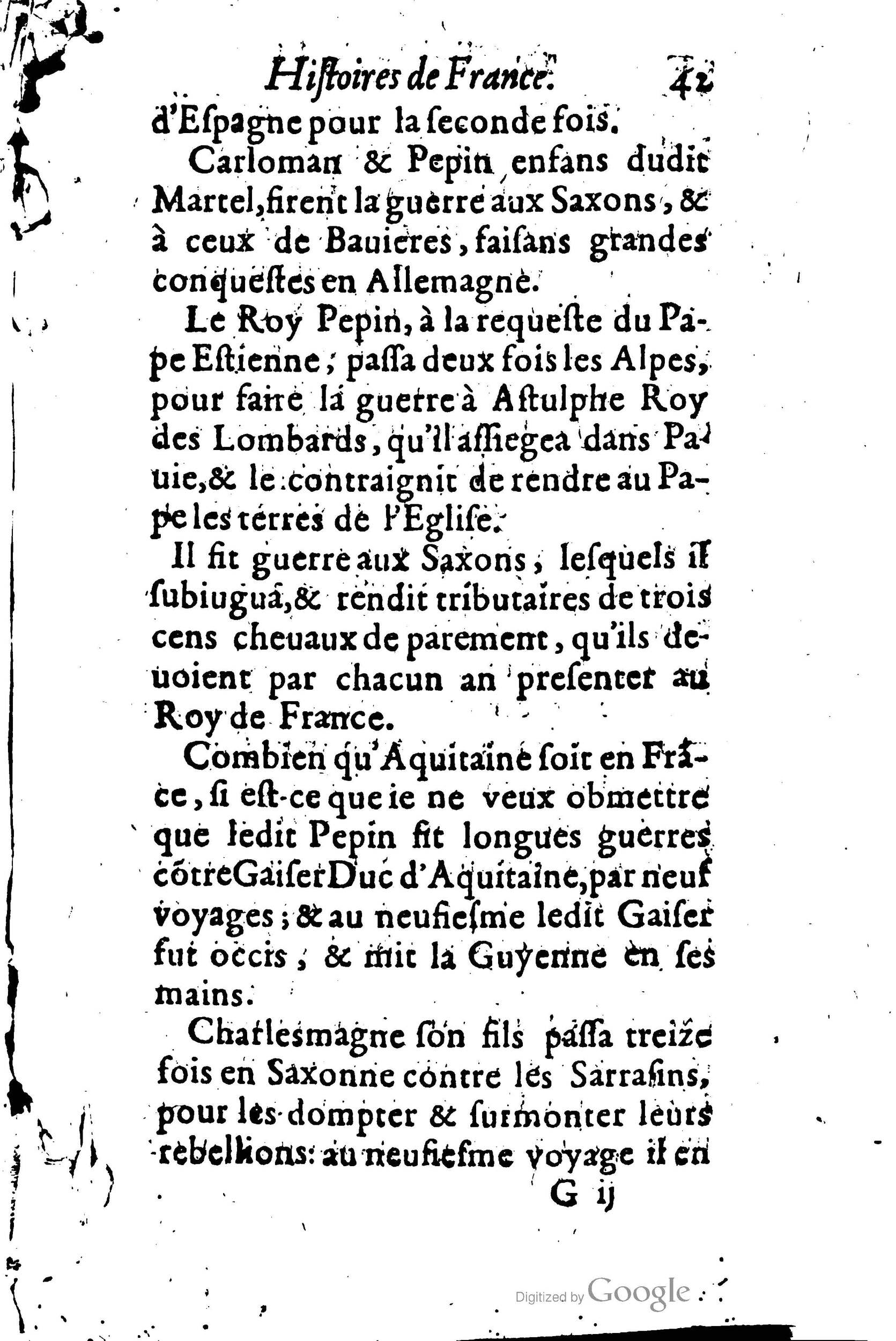1619 - Jean Corrozet - Trésor des histoires de France - BSB Munich