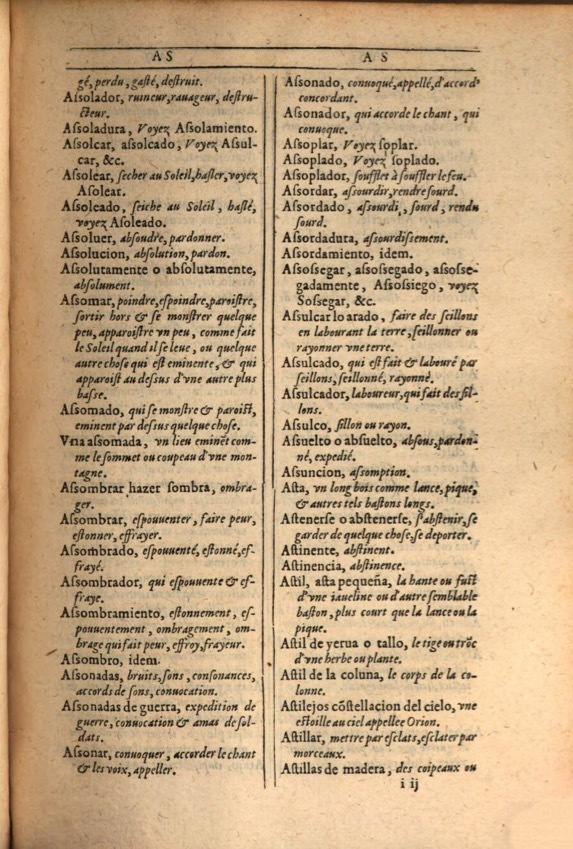 1607 - Marc Orry - Trésor des deux langues espagnole et française (Première et Seconde parties) - ÖNB Wien