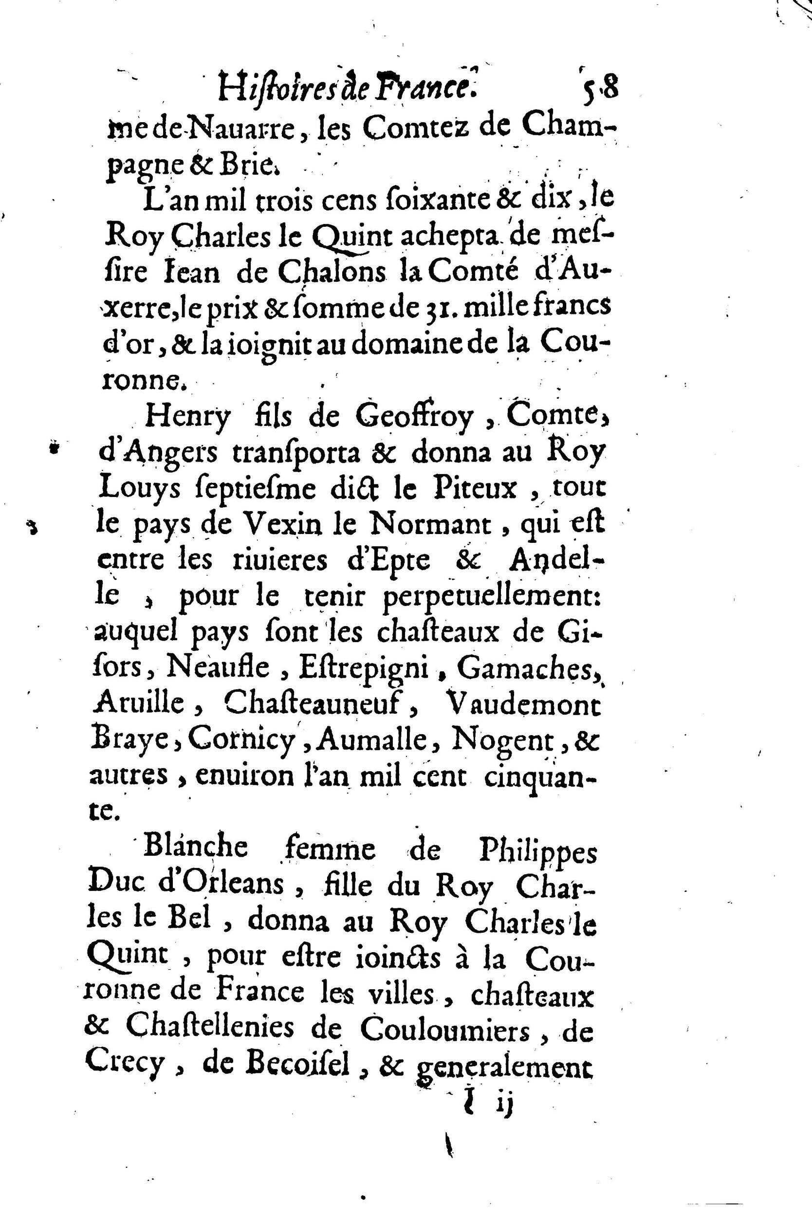 1633 - Jean Corrozet - Trésor des histoires de France - BM Lyon 1633 - Jean Corrozet - Trésor des histoires de France - BM Lyon