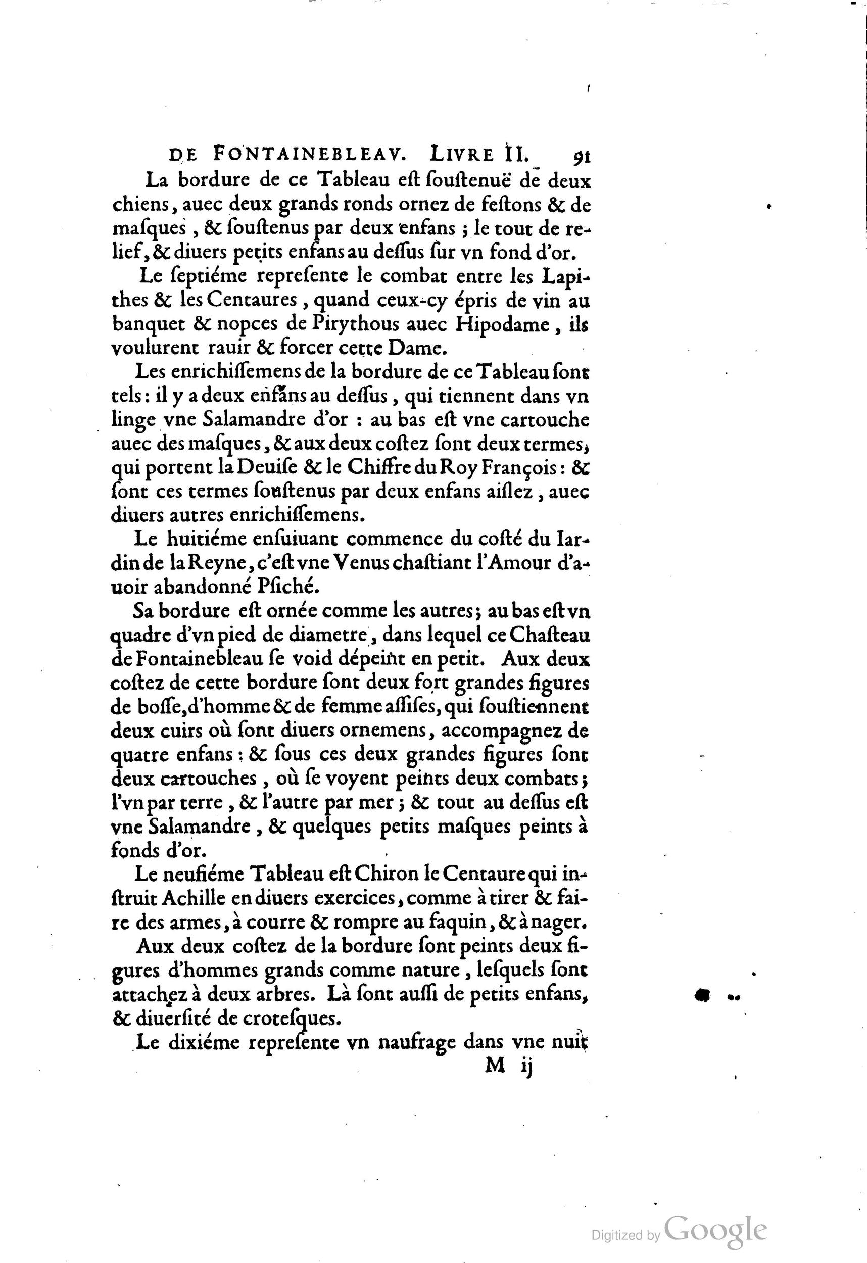 1642 - Sébastien Cramoisy - Trésor des merveilles de la maison royale de Fontainebleau - BM Lyon 1642 - Sébastien Cramoisy - Trésor des merveilles de la maison royale de Fontainebleau - BM Lyon