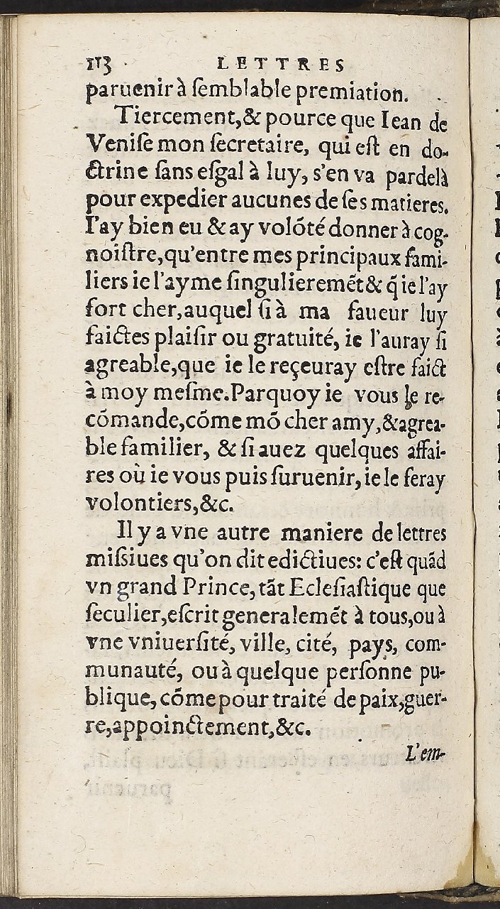 1597 - Jean Osmont - Trésor des secrétaires - Brno