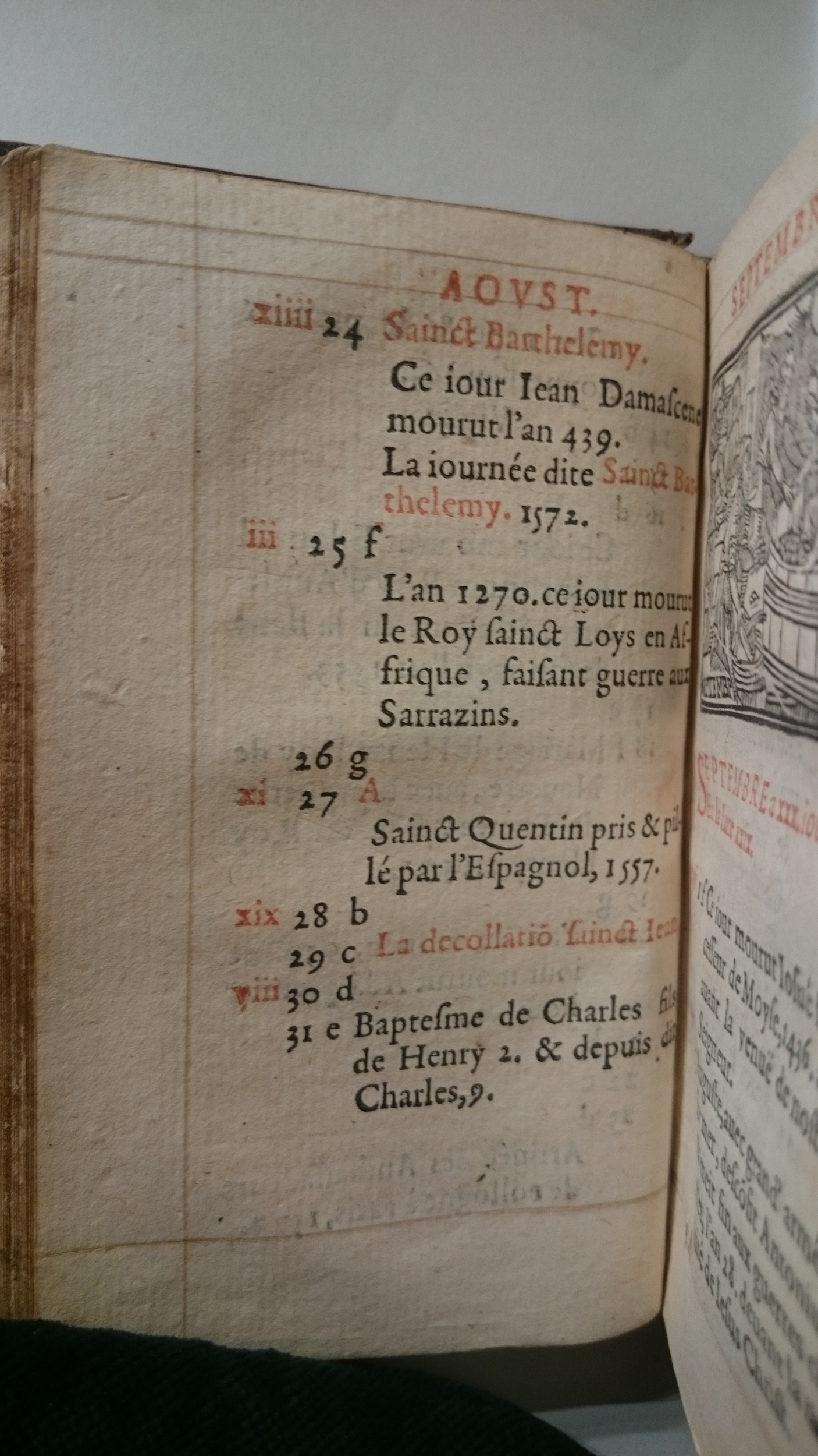 1585 - Guillaume Auvray - Trésor des prières, oraisons et instructions chrétiennes - BnF