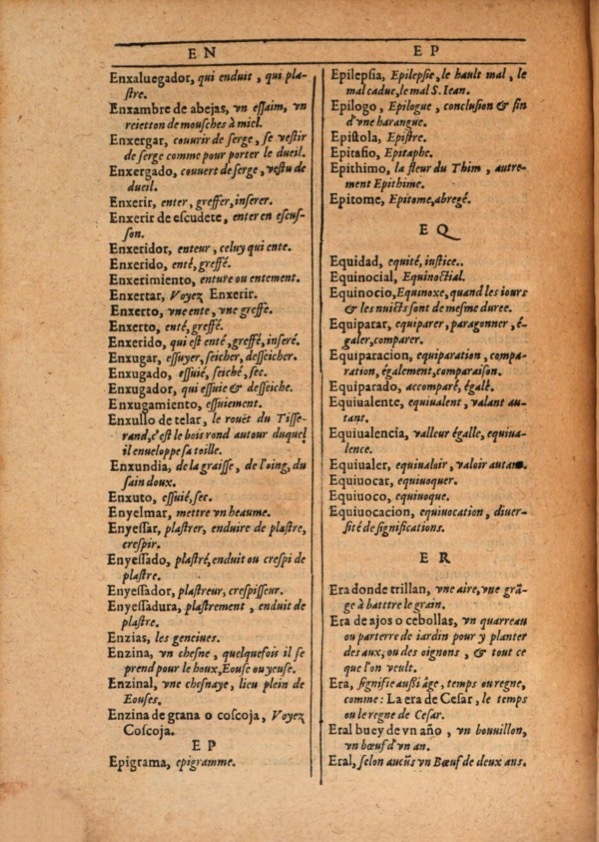 1607 - Marc Orry - Trésor des deux langues espagnole et française (Première et Seconde parties) - ÖNB Wien
