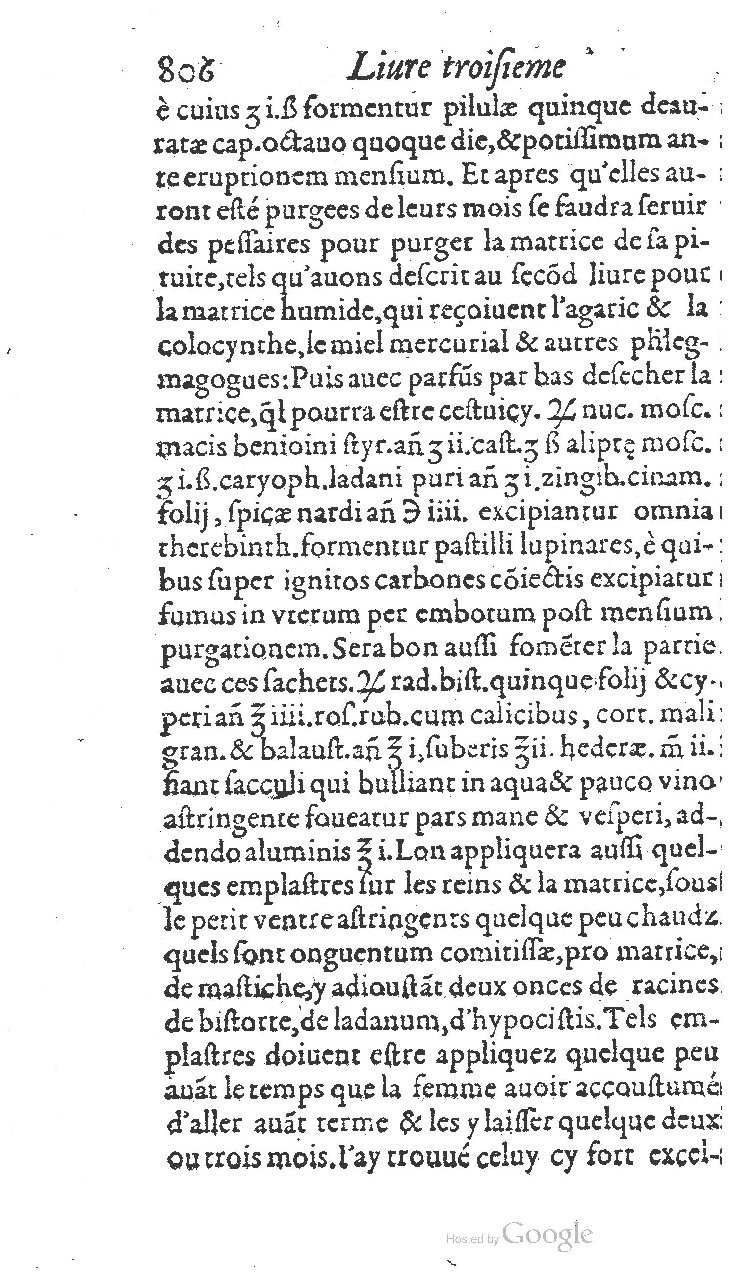 1585 - Jacques du Puis - Trésor des remèdes secrets pour les maladies des femmes - BnF