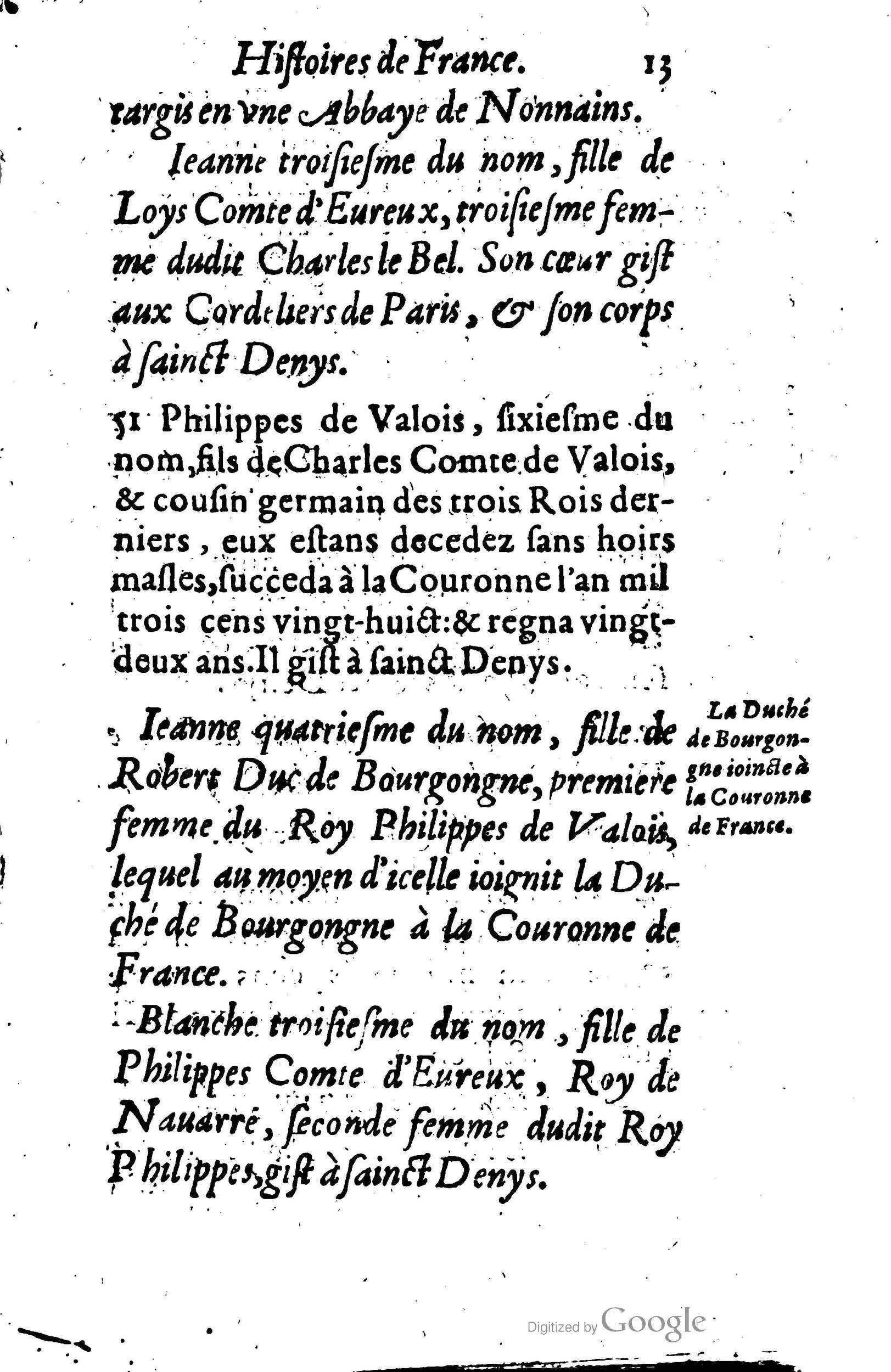 1619 - Jean Corrozet - Trésor des histoires de France - BSB Munich