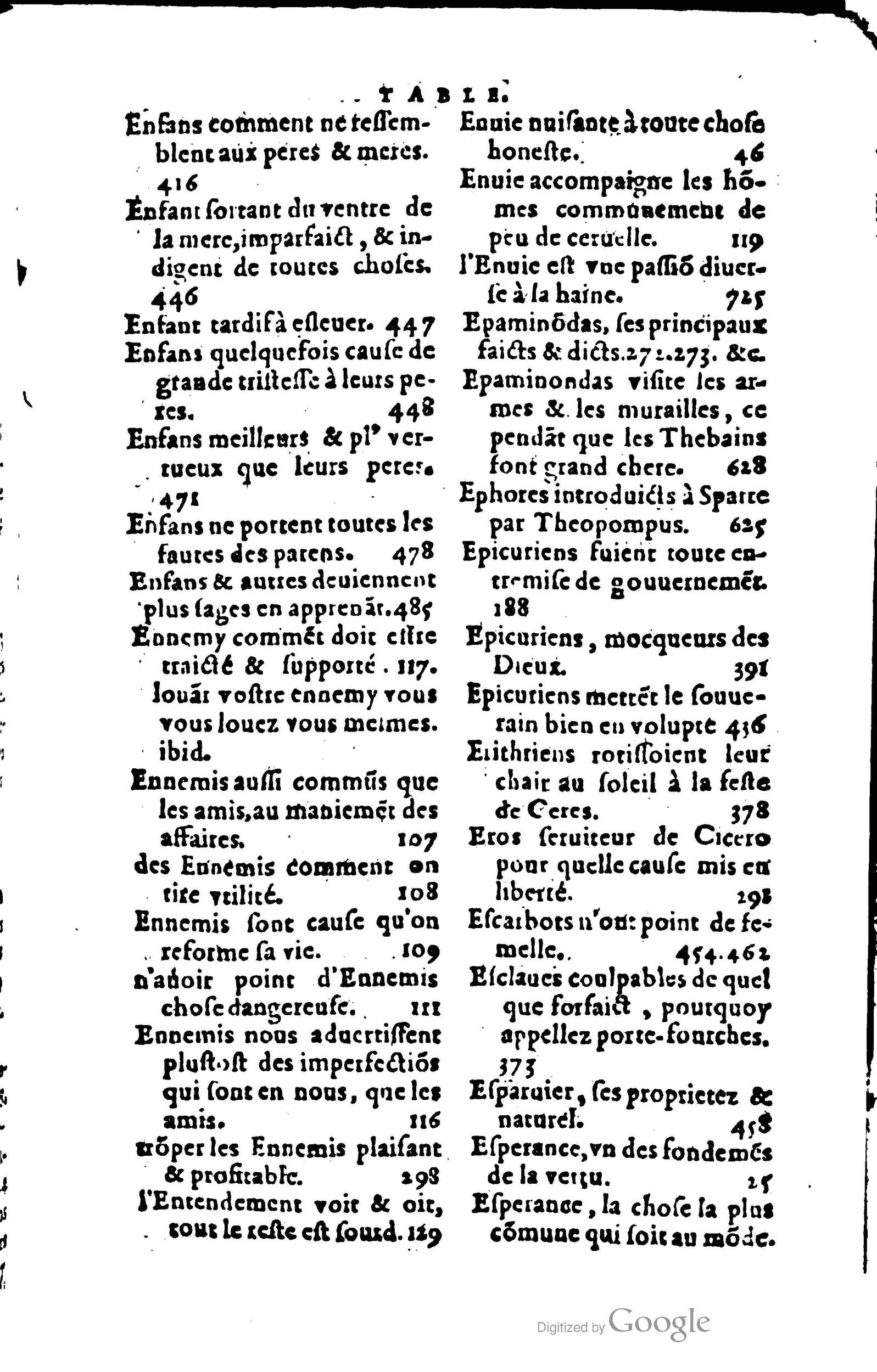 1578 - Jean Poupy - Trésor des morales de Plutarque - BSB Munich