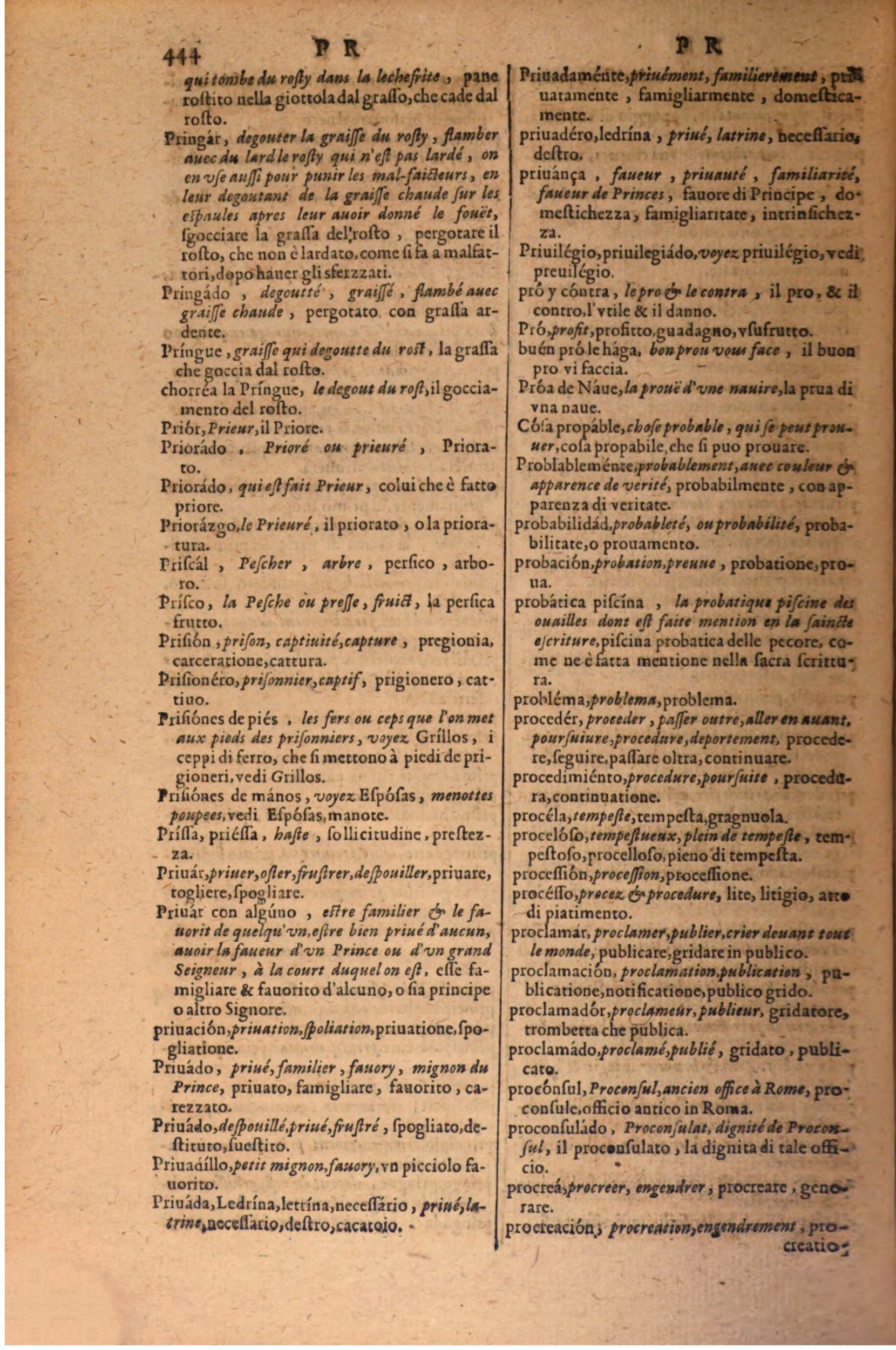 1606 - Samuel Crespin - Thresor des trois langues, francoise, italiene et espagnolle - BSB Munich 1606 - Samuel Crespin - Thresor des trois langues, francoise, italiene et espagnolle - BSB Munich