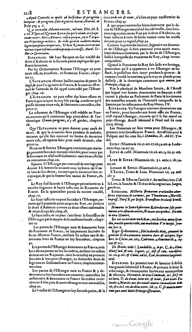 1629 - Veuve Nicolas Buon - Trésor du droit français (21754 T. 1) - BM Lyon