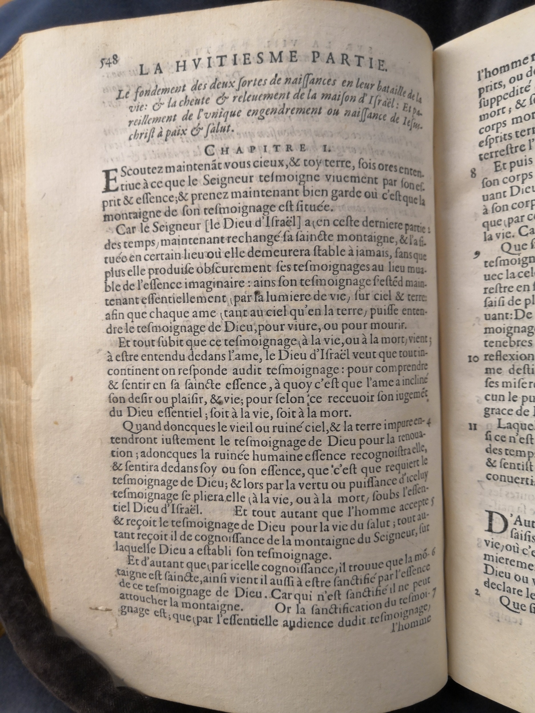 1581c. - Christophe Plantin - Le Livre des témoignages du Trésor caché au champ - Anvers Musée Plantin-Moretus