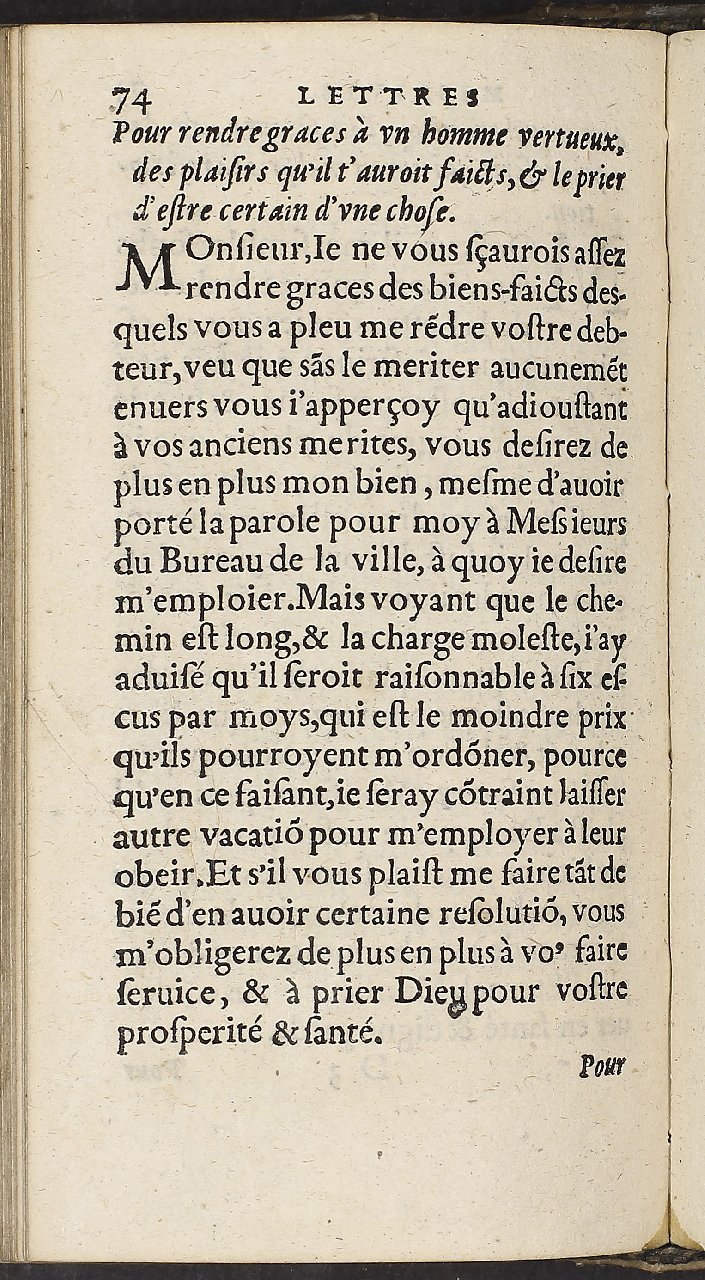 1597 - Jean Osmont - Trésor des secrétaires - Brno