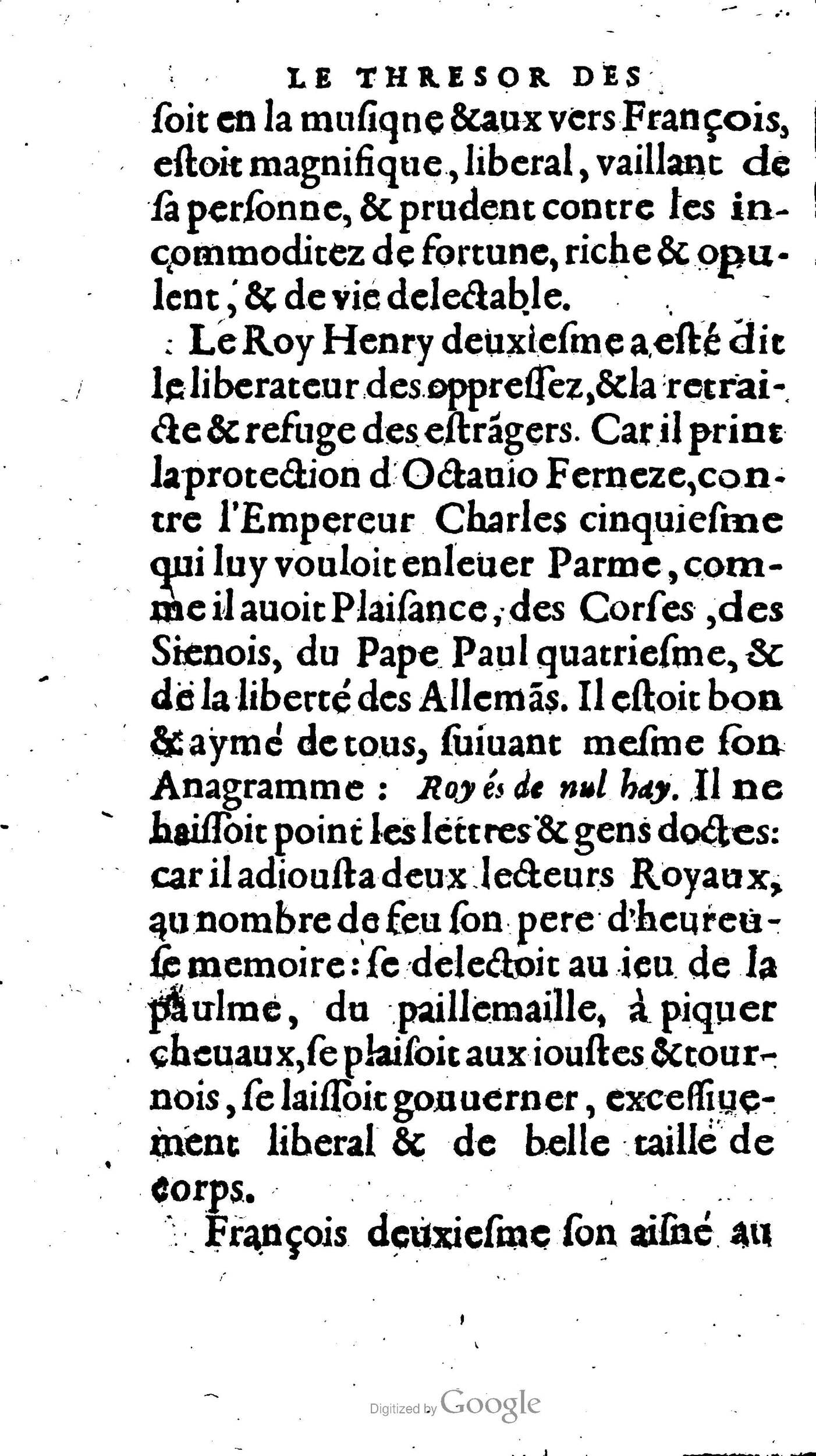 1604 - Galiot Corrozet - Trésor des histoires de France - BnF Arsenal