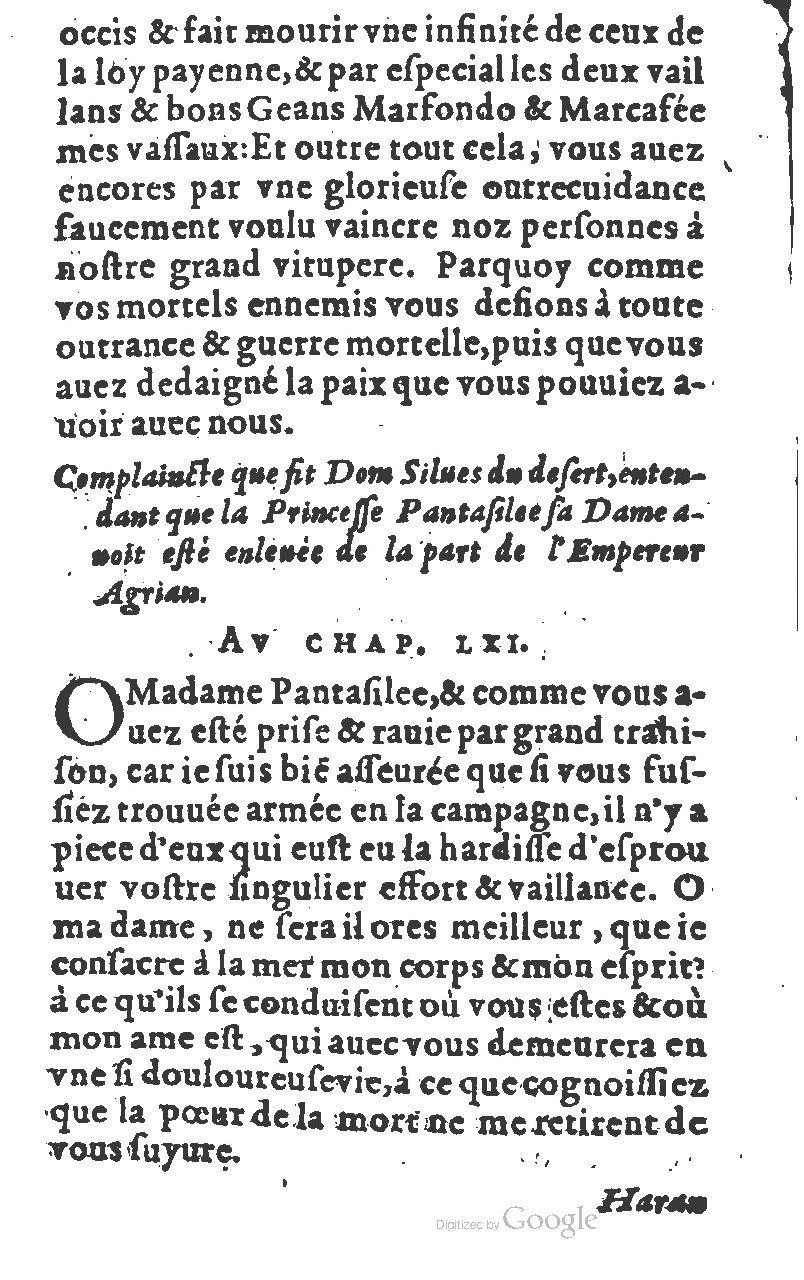 1582 - Jean Huguetan - Trésor des Amadis T. 1 - BM Lyon