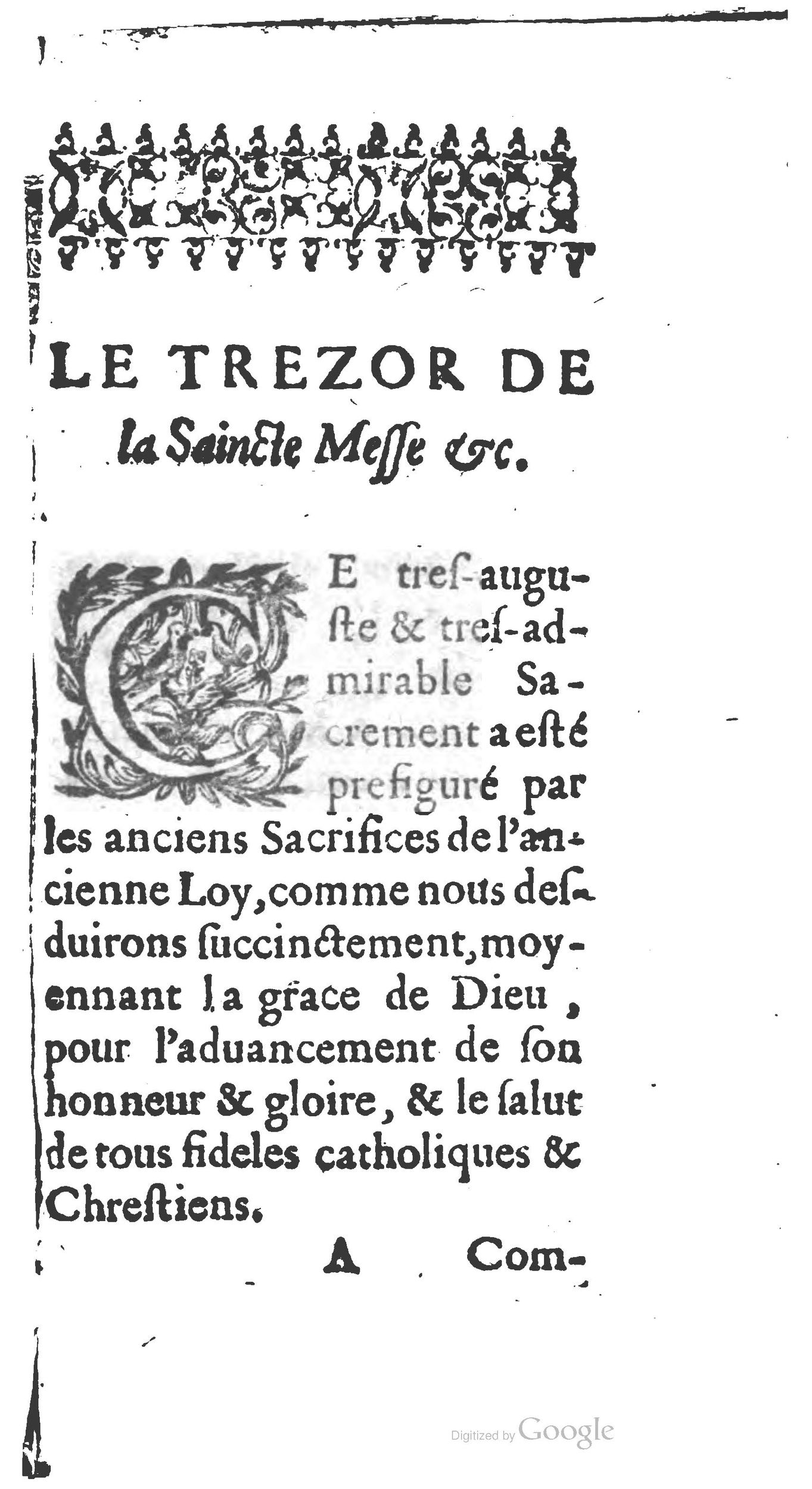 1605 - Rutgers Velpius - Trésor de la Sainte-Messe - UGent 1605 - Rutgers Velpius - Trésor de la Sainte-Messe - UGent