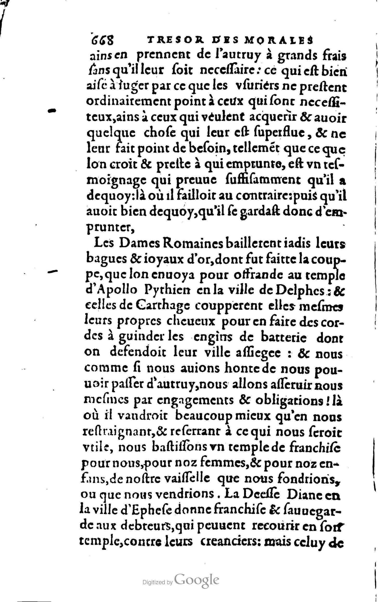 1578 - Jean Poupy - Trésor des morales de Plutarque - BSB Munich