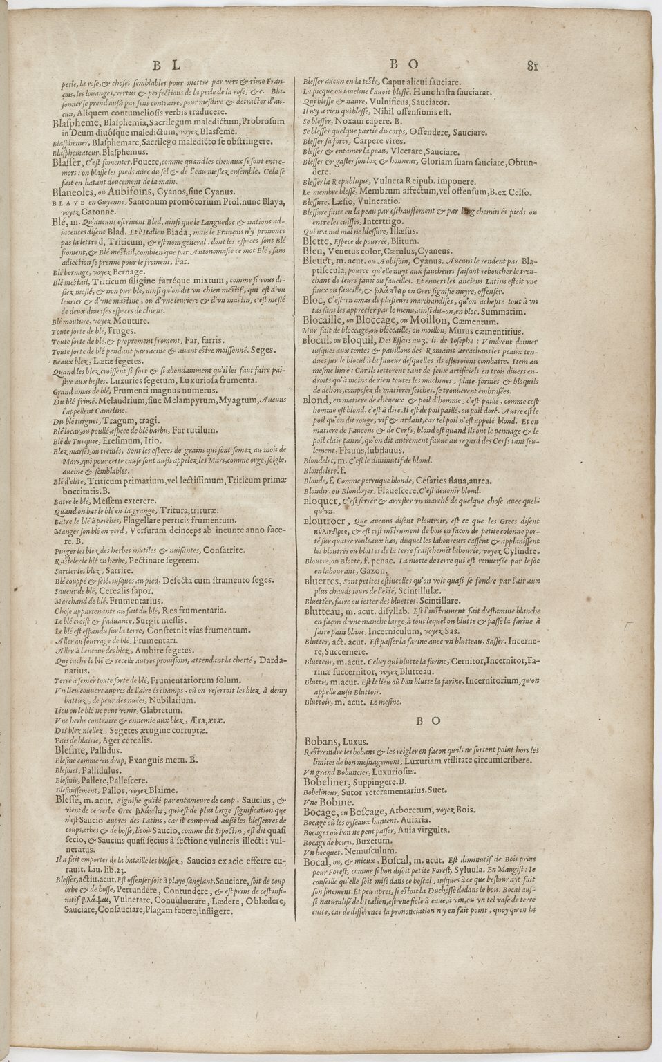 1606 - David Douceur - Trésor de la langue française - BnF 1606 - David Douceur - Trésor de la langue française - BnF