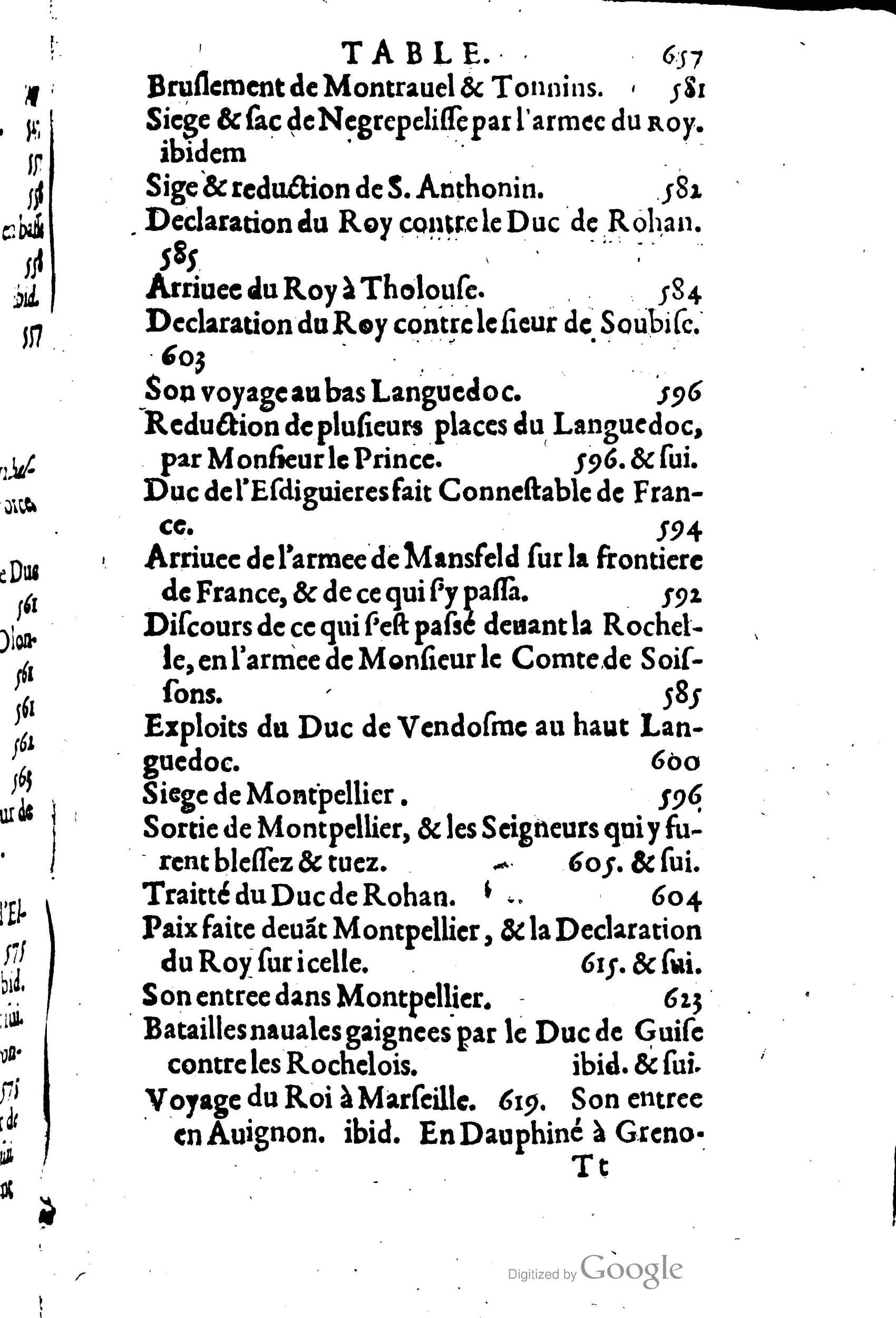 1623 - Joseph Bouillerot - Trésor de l’histoire générale de notre temps - BM Lyon