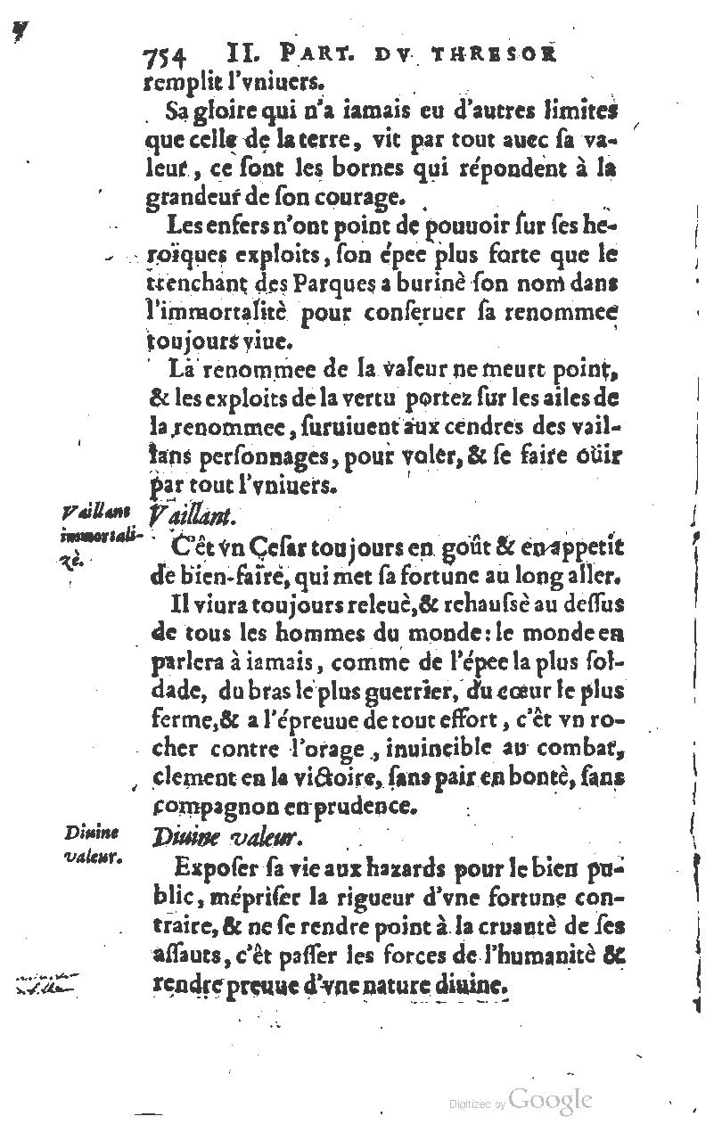 1610 - Louis Coste - Trésor de l’éloquence française (Seconde partie) - BM Lyon