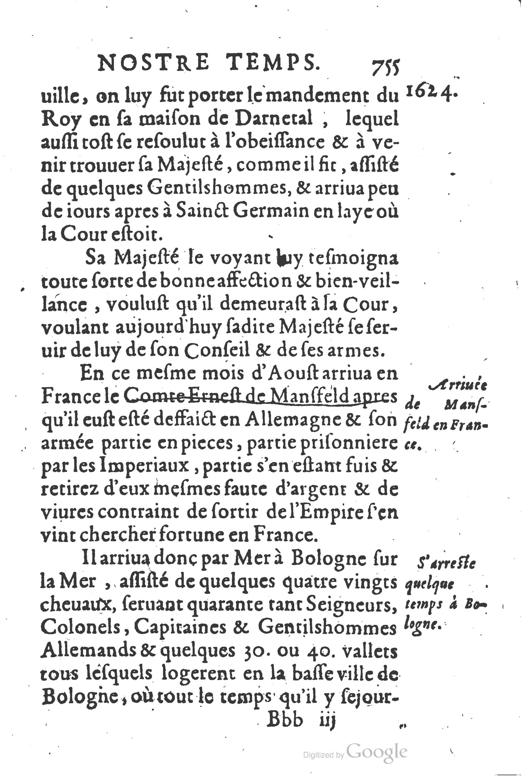 1626 - Joseph Bouillerot - Trésor de l’histoire générale de notre temps - BSB Munich