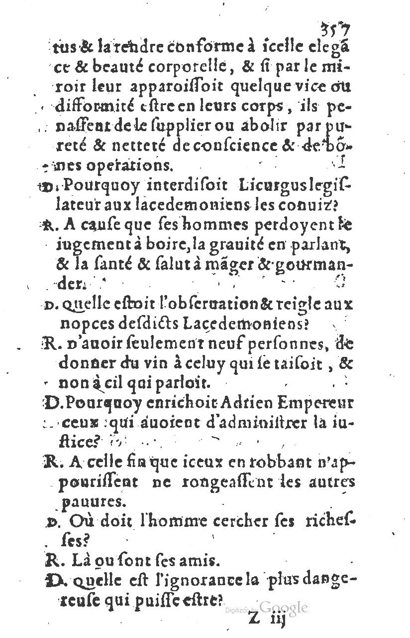 1581 - Nicolas Bonfons  - Trésor des sentences dorées - Princeton
