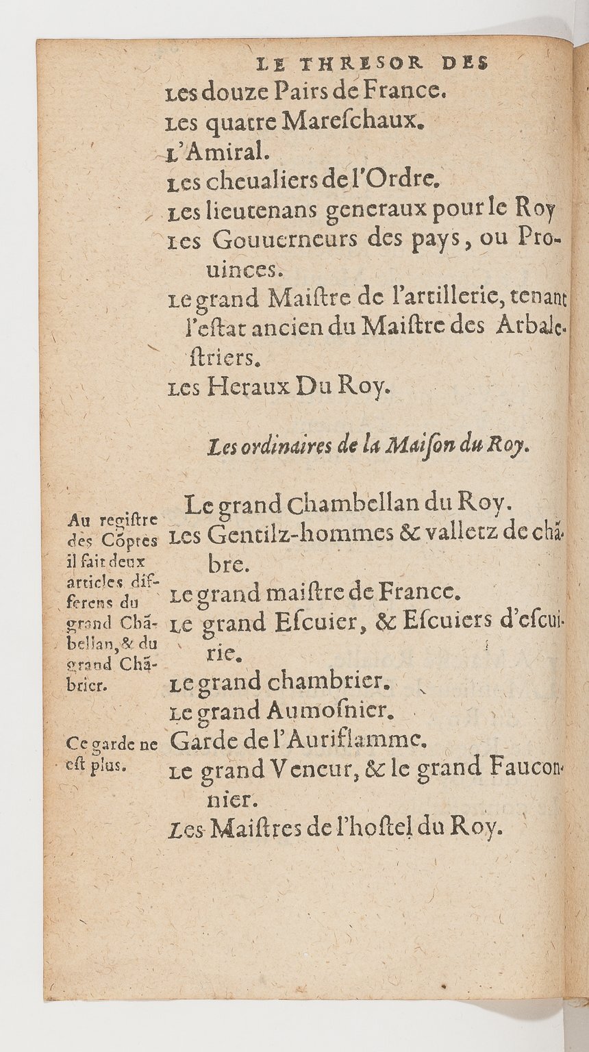 1583 - Galiot Corrozet - Trésor des histoires de France - BnF
