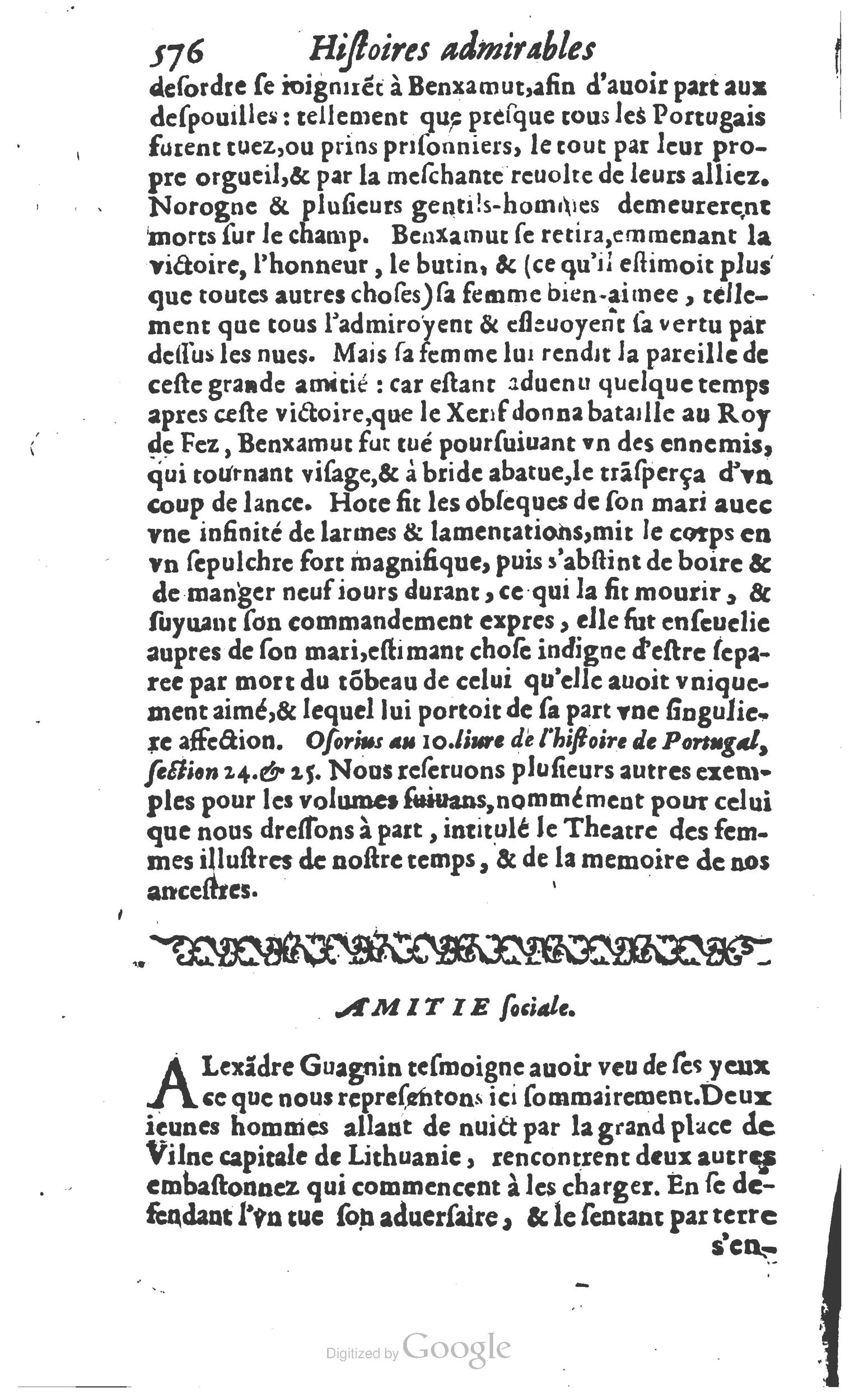 1610 - Paul Marceau - Trésor d’histoires admirables et mémorables - Princeton