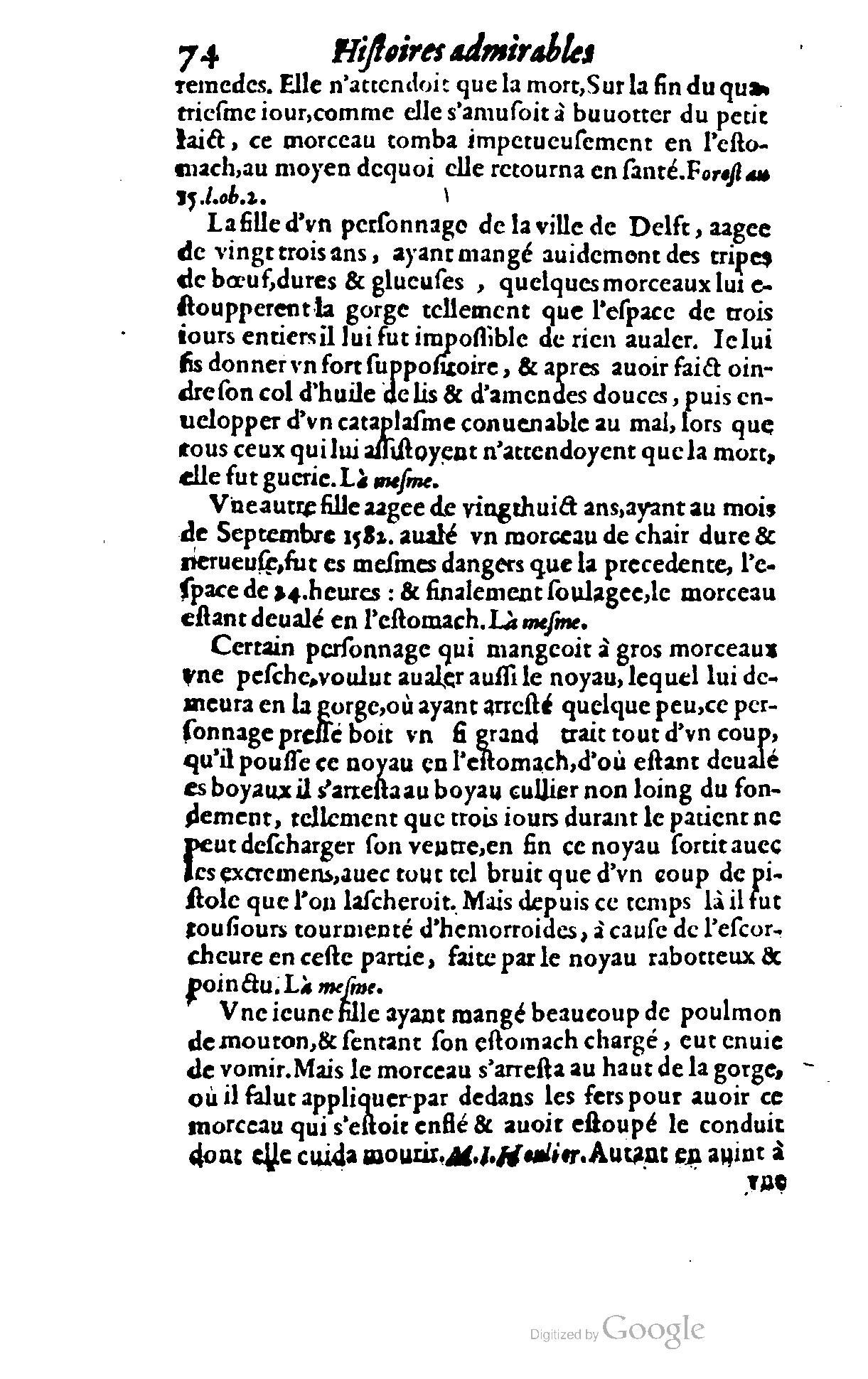 1620 - Samuel Crespin - Trésor d’histoires admirables et mémorables - BCU Lausanne