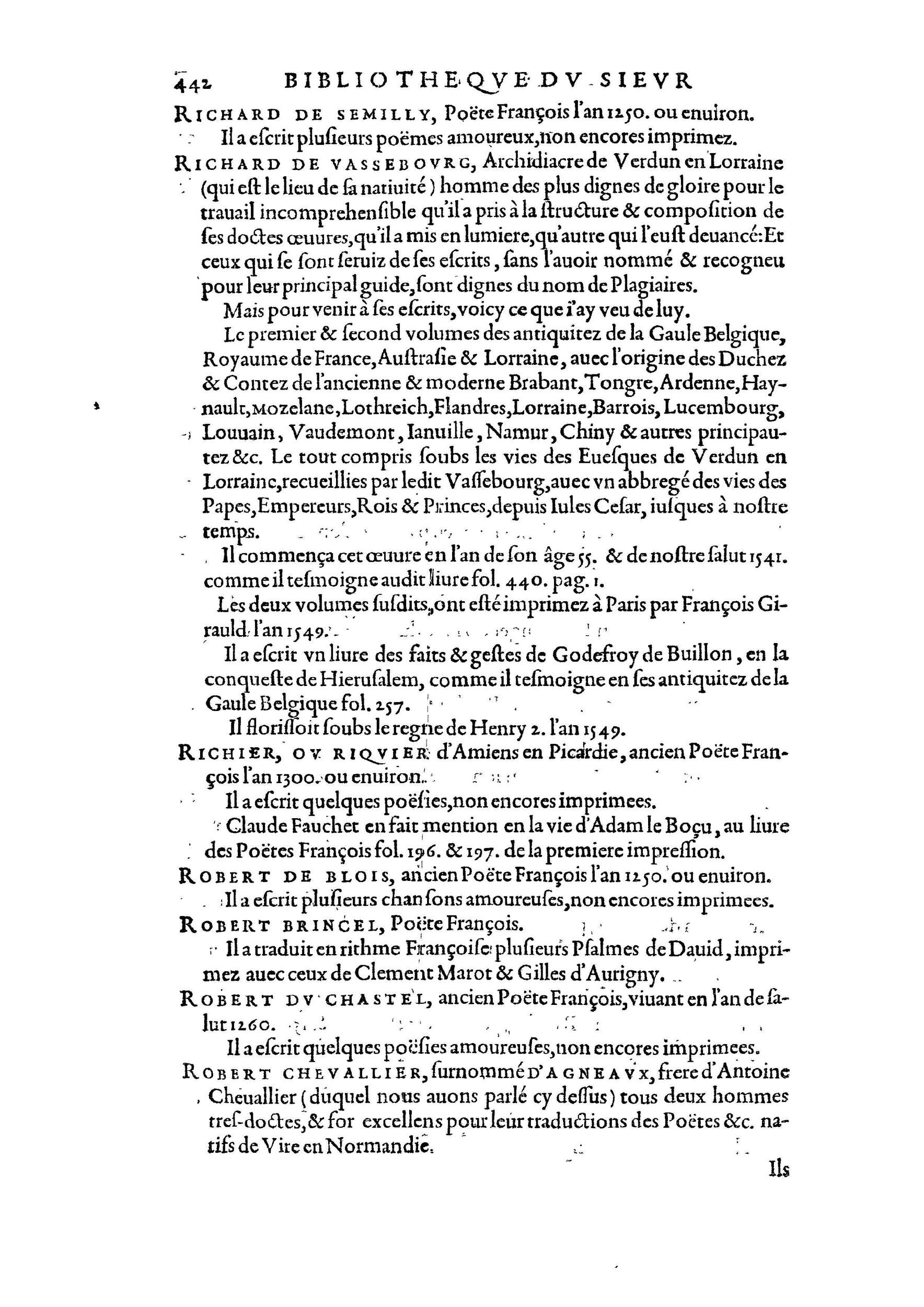 1584 - Abel L&#039;Angelier - Bibliothèques françaises - BnF